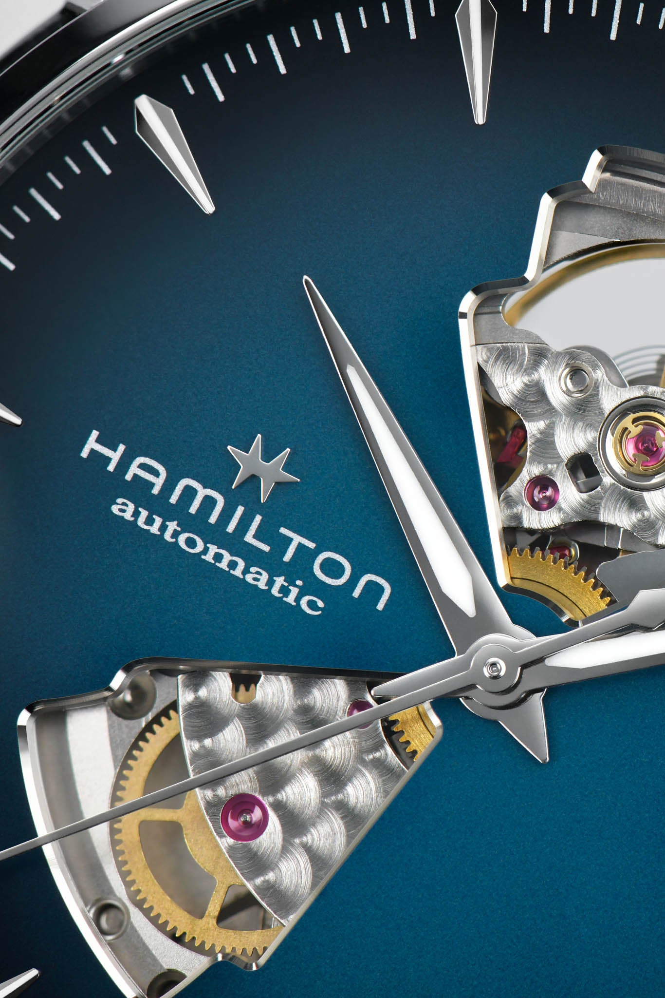 Hamilton Jazzmaster Open Heart 40 rannekello