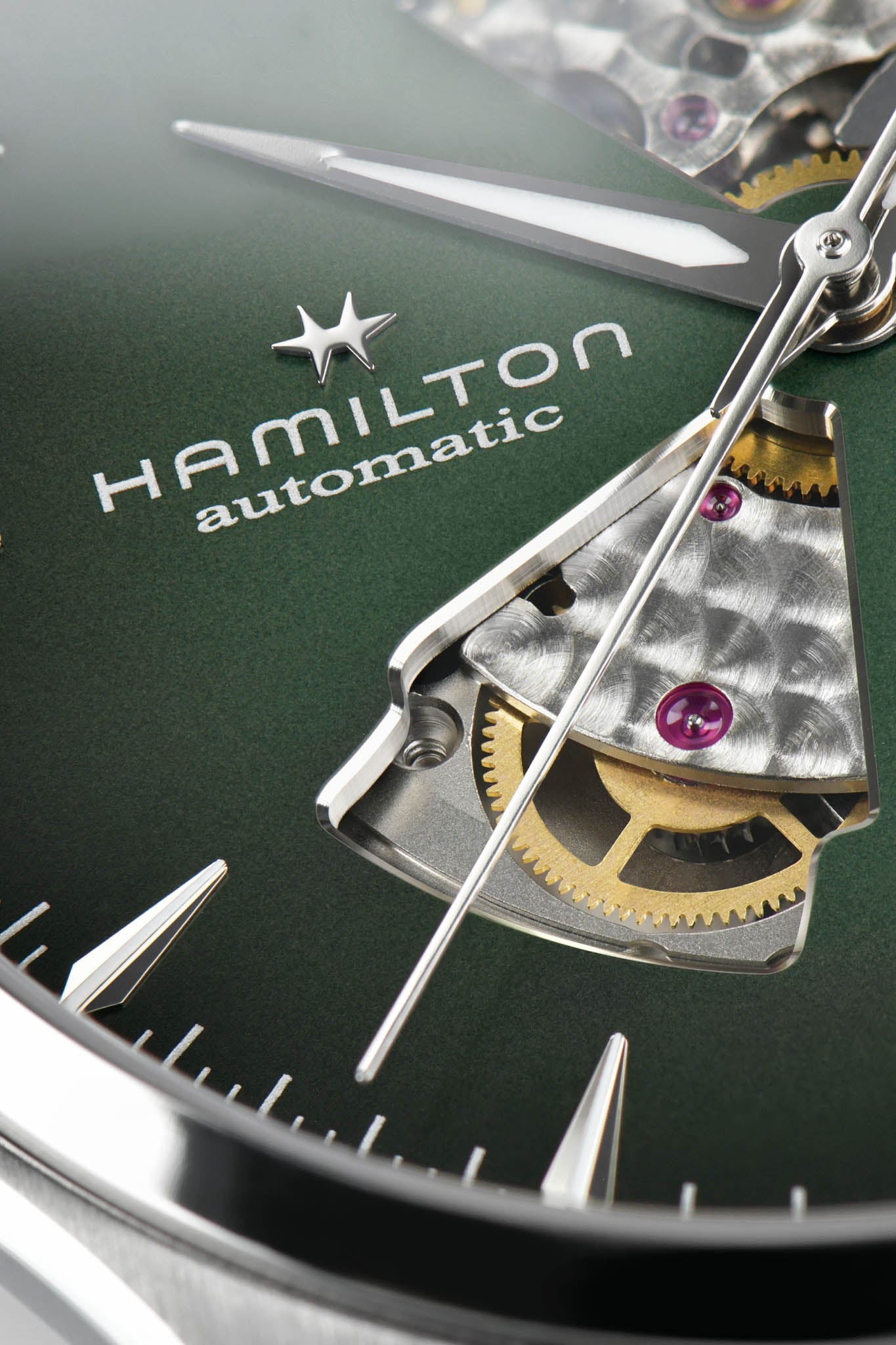 Hamilton Jazzmaster Open Heart 40 rannekello
