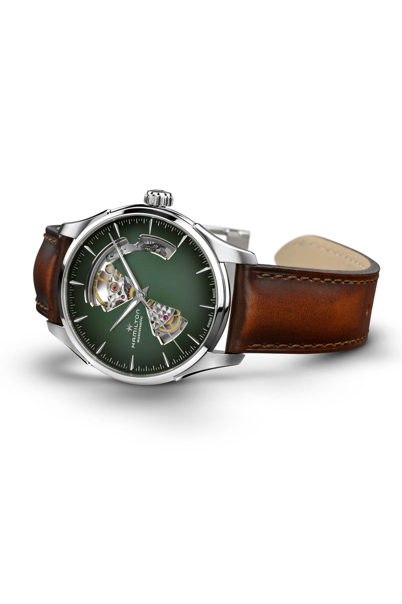 Hamilton Jazzmaster Open Heart 40 rannekello