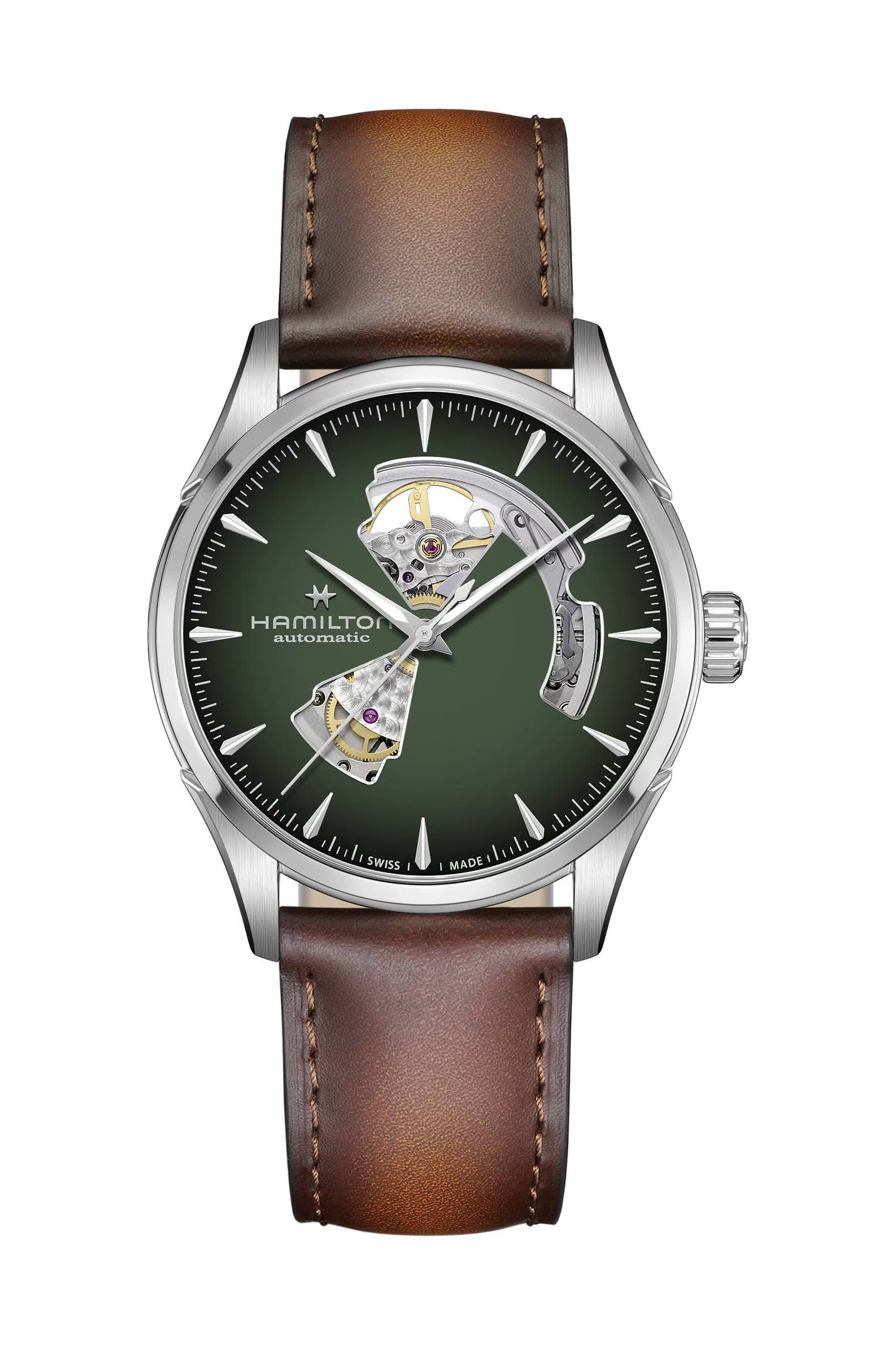 Hamilton Jazzmaster Open Heart 42 rannekello