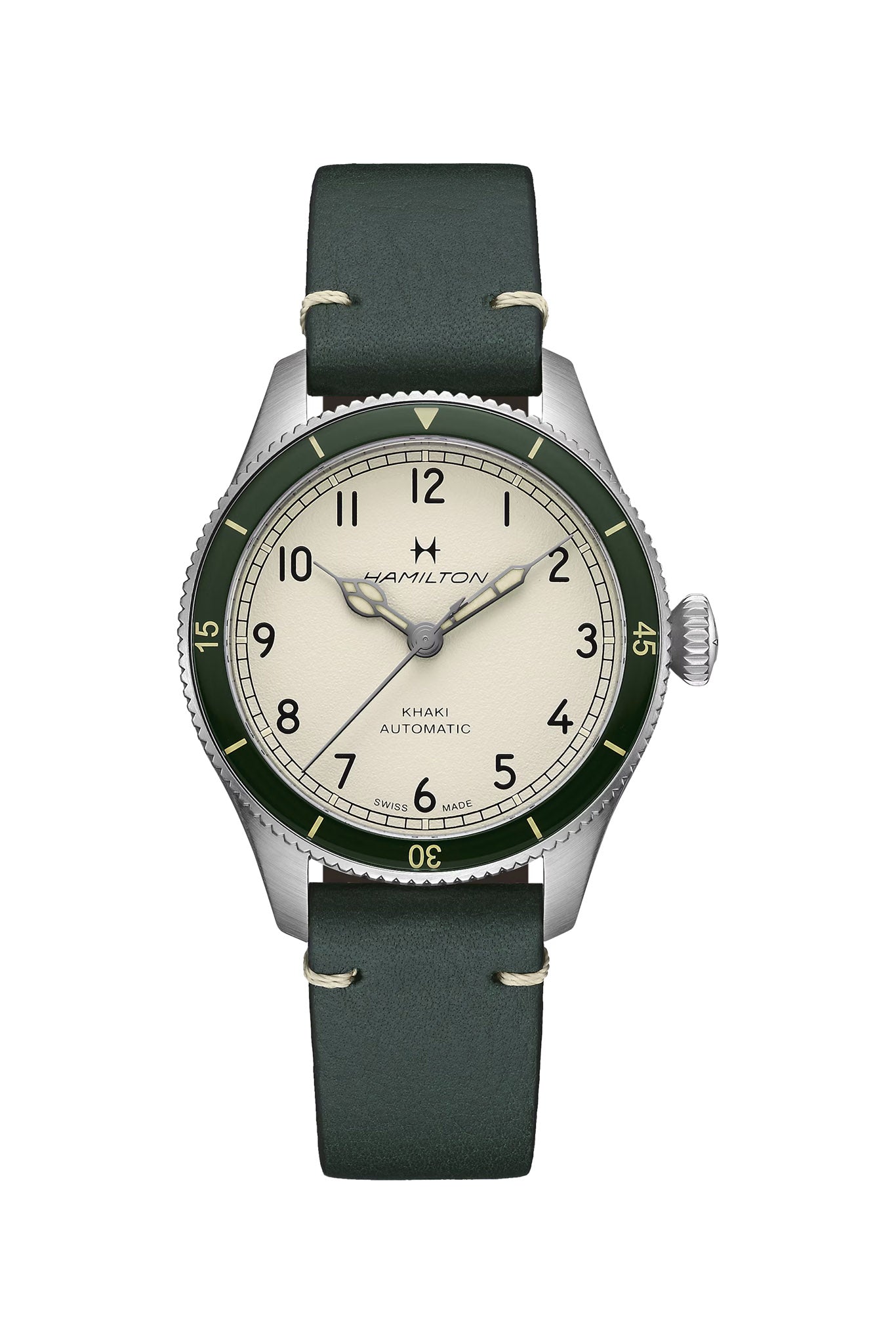 Hamilton Khaki Aviation Pilot Pioneer Auto 38 rannekello