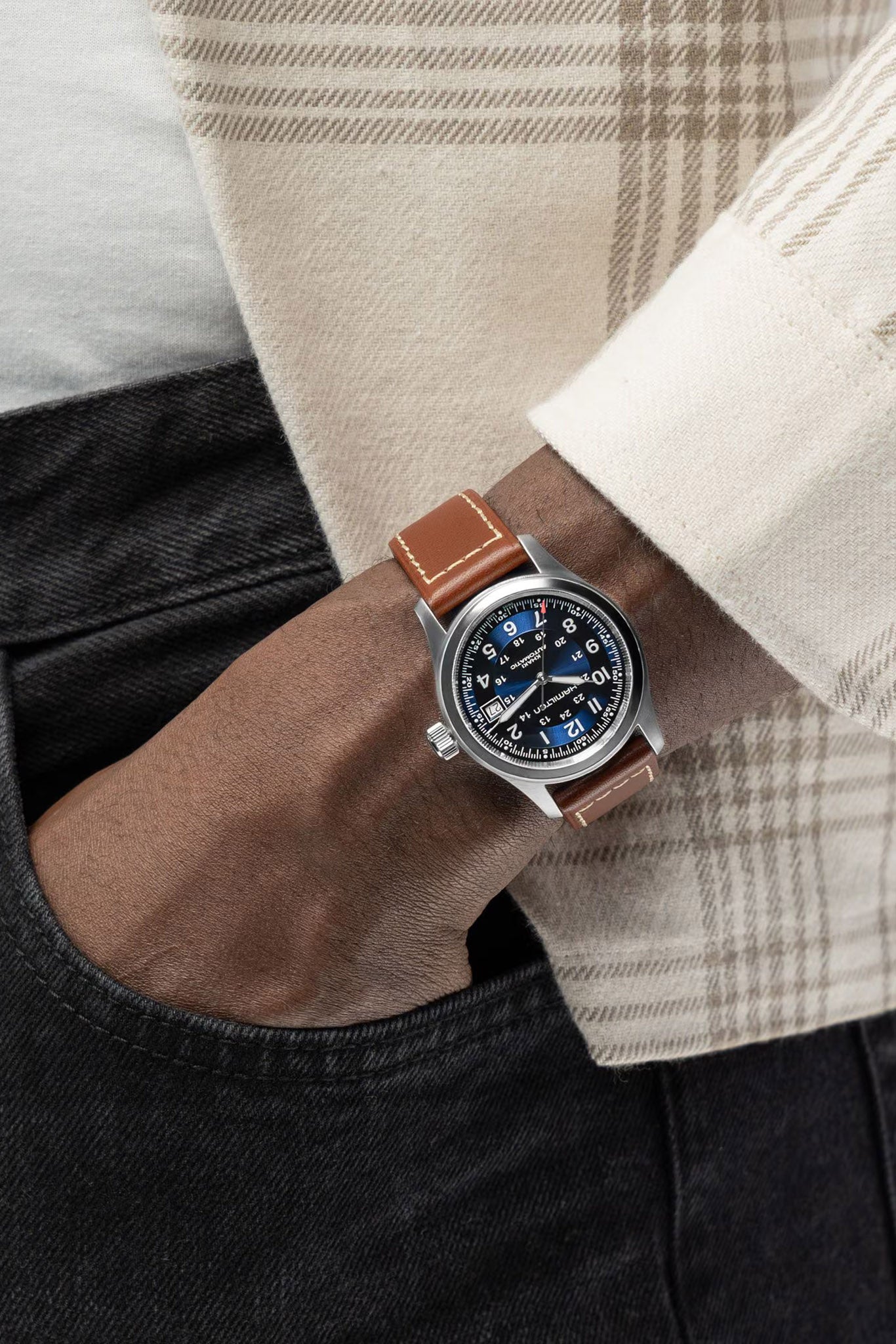 Hamilton Khaki Field 38 Auto rannekello