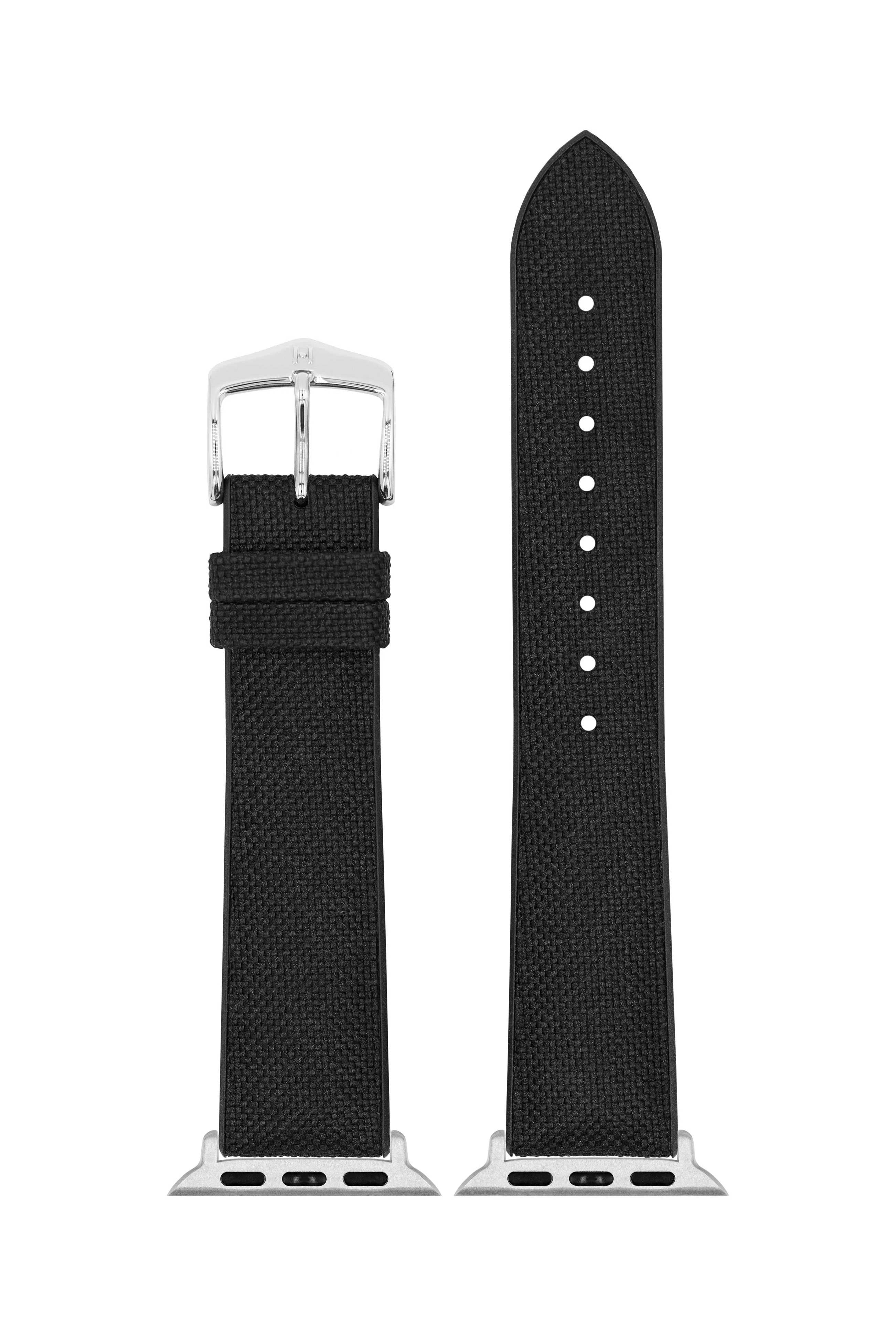 Hirsch Arne for Apple Watch L Black kellon ranneke