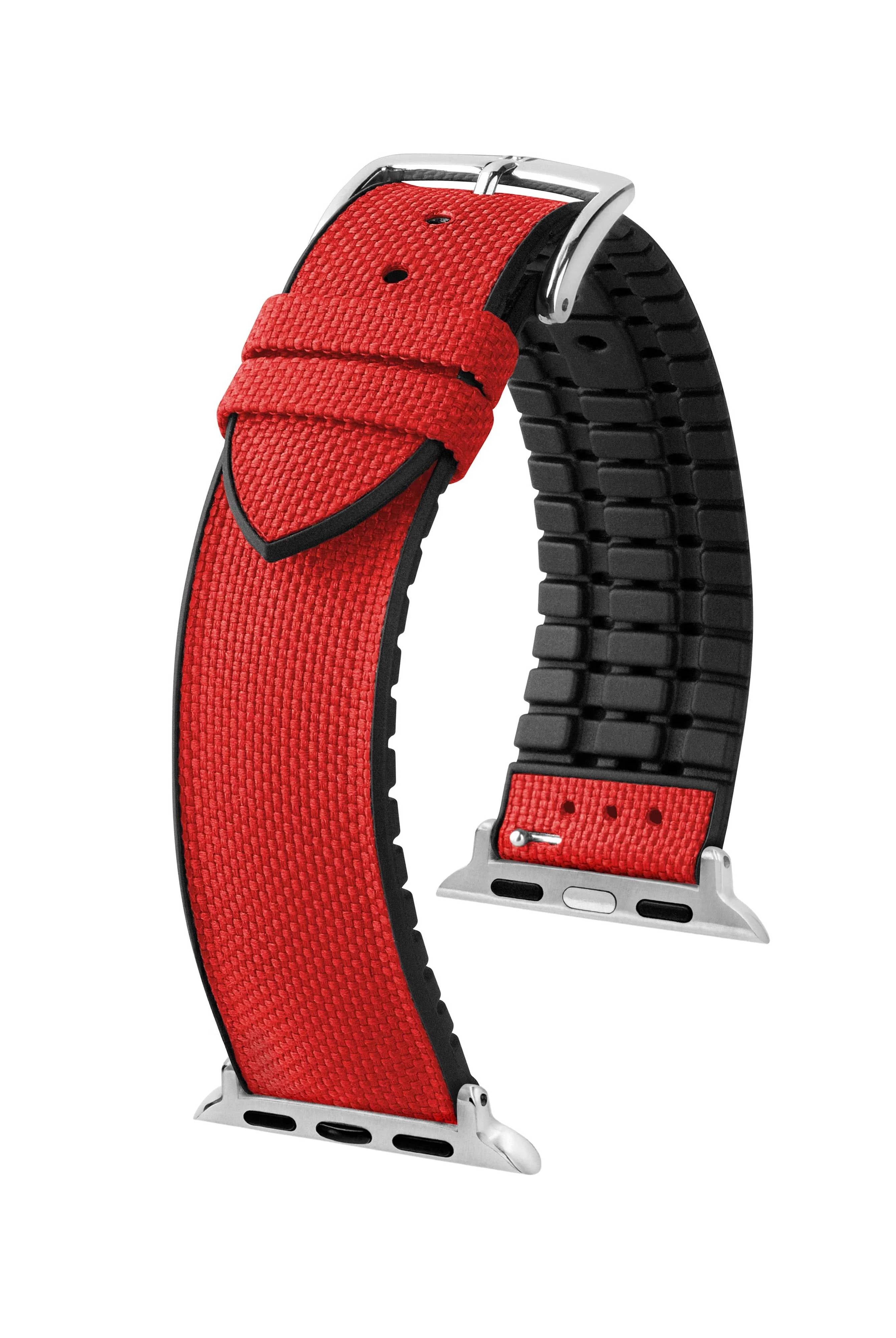 Hirsch Arne for Apple Watch L Red kellon ranneke