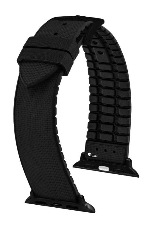 Hirsch Arne for Apple Watch kelloranneke, musta