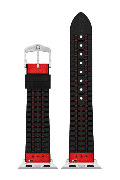 Hirsch Arne for Apple Watch kelloranneke, punainen