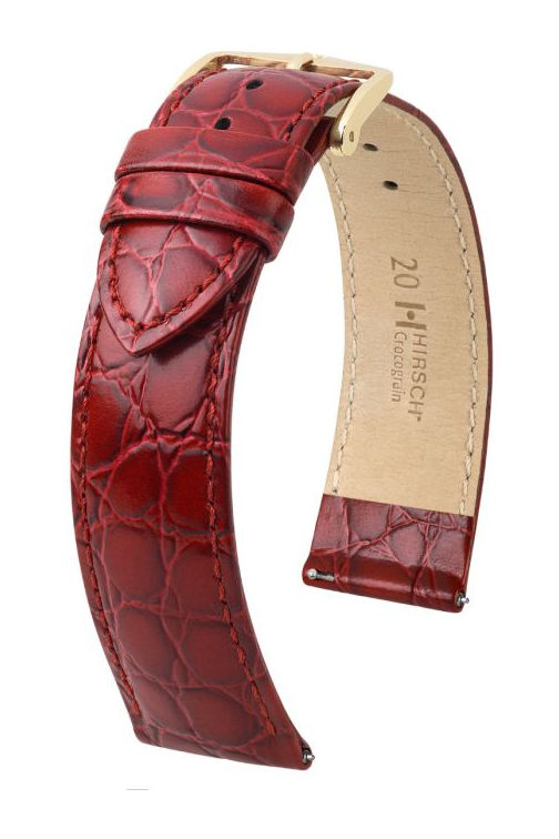Hirsch Crocograin kelloranneke, viininpunainen