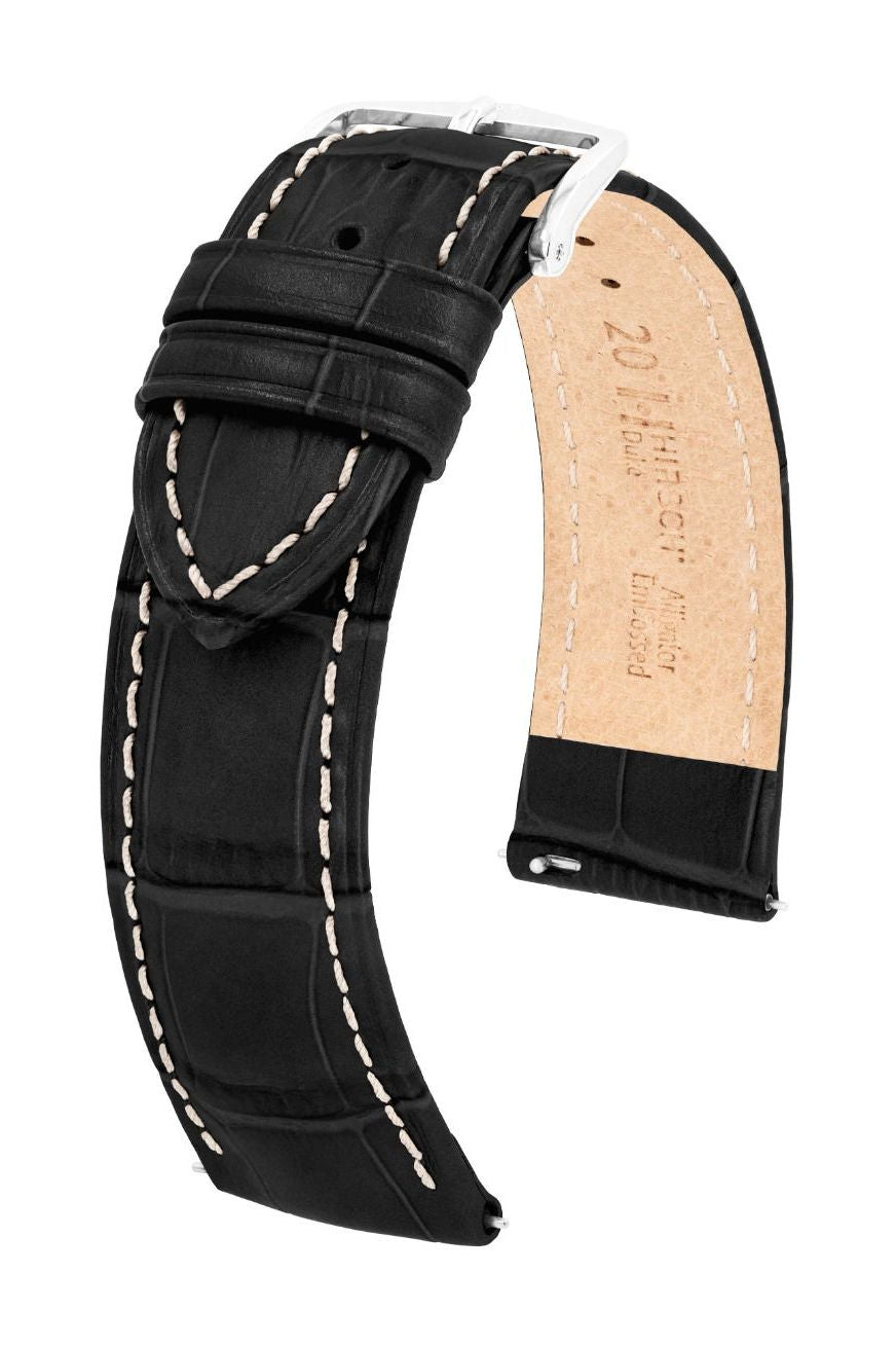 Hirsch Duke kelloranneke, musta (01028X51)