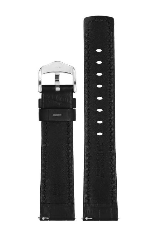 Hirsch Grand Duke kelloranneke, musta (02528X51)