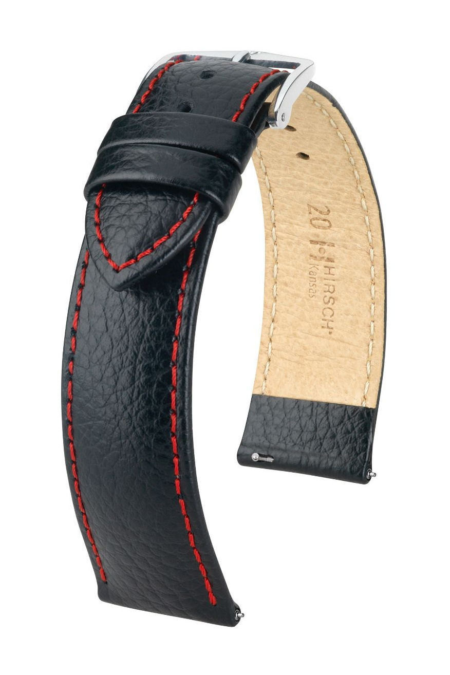 Hirsch Kansas kelloranneke, musta (01502X51)