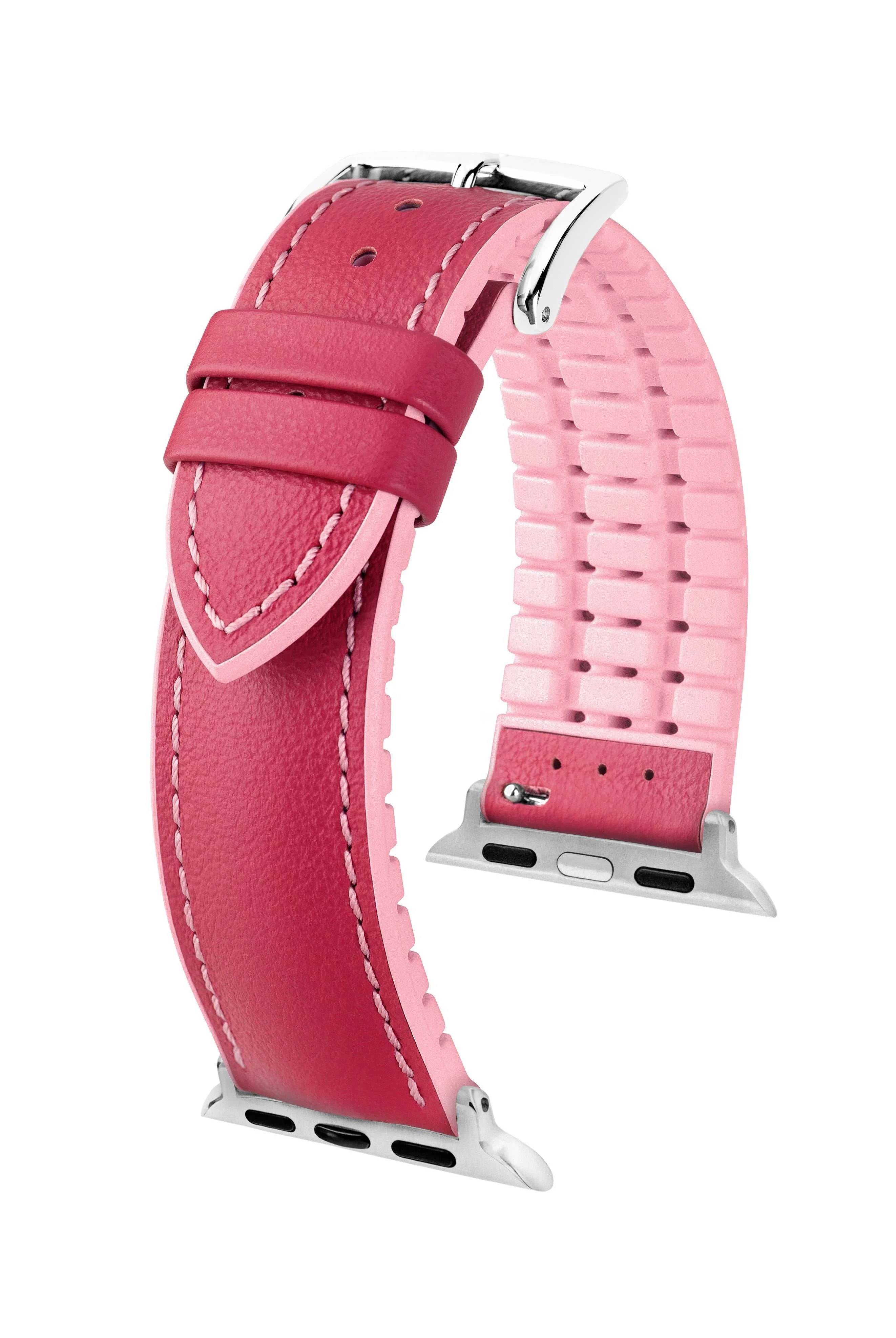 Hirsch Lindsey for Apple Watch M Dark Pink kellon ranneke