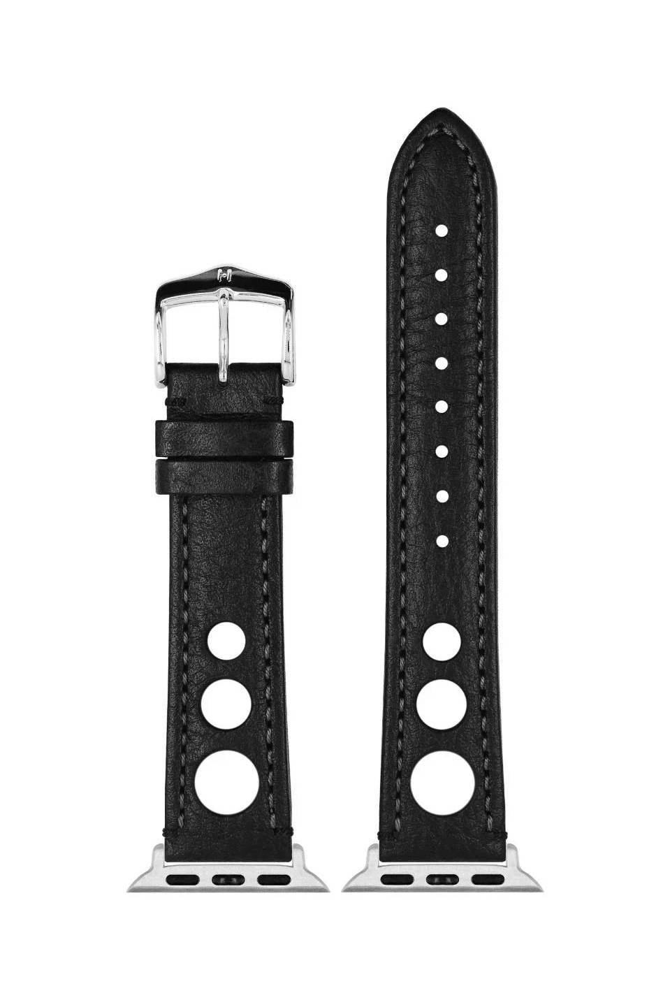 Hirsch Rally for Apple Watch L Black kellon ranneke