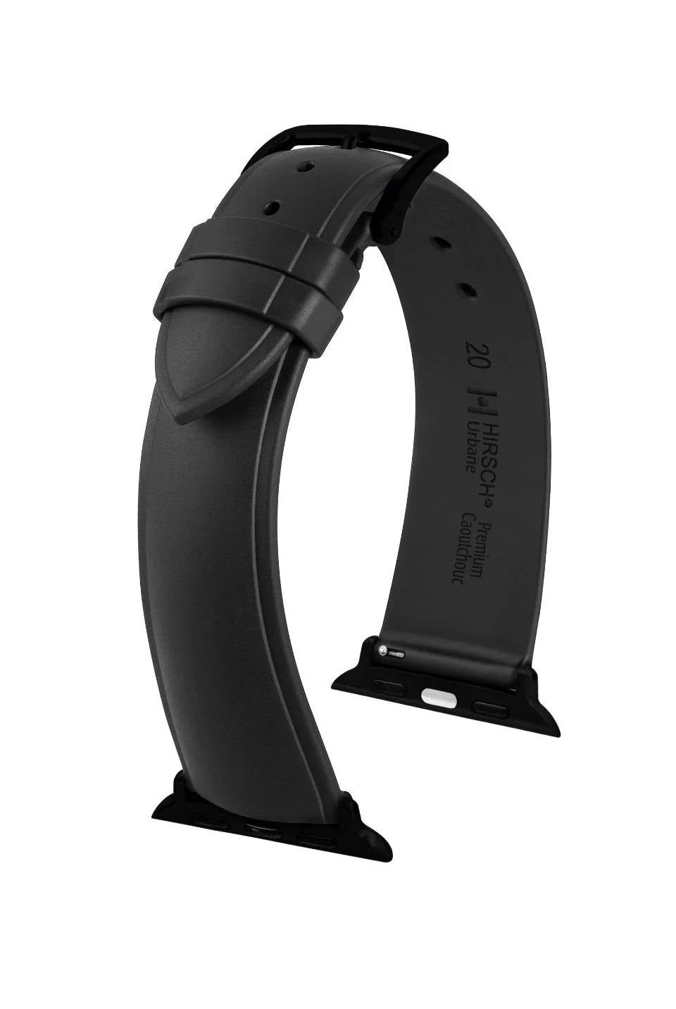 Hirsch Urbane for Apple Watch L Black kellon ranneke