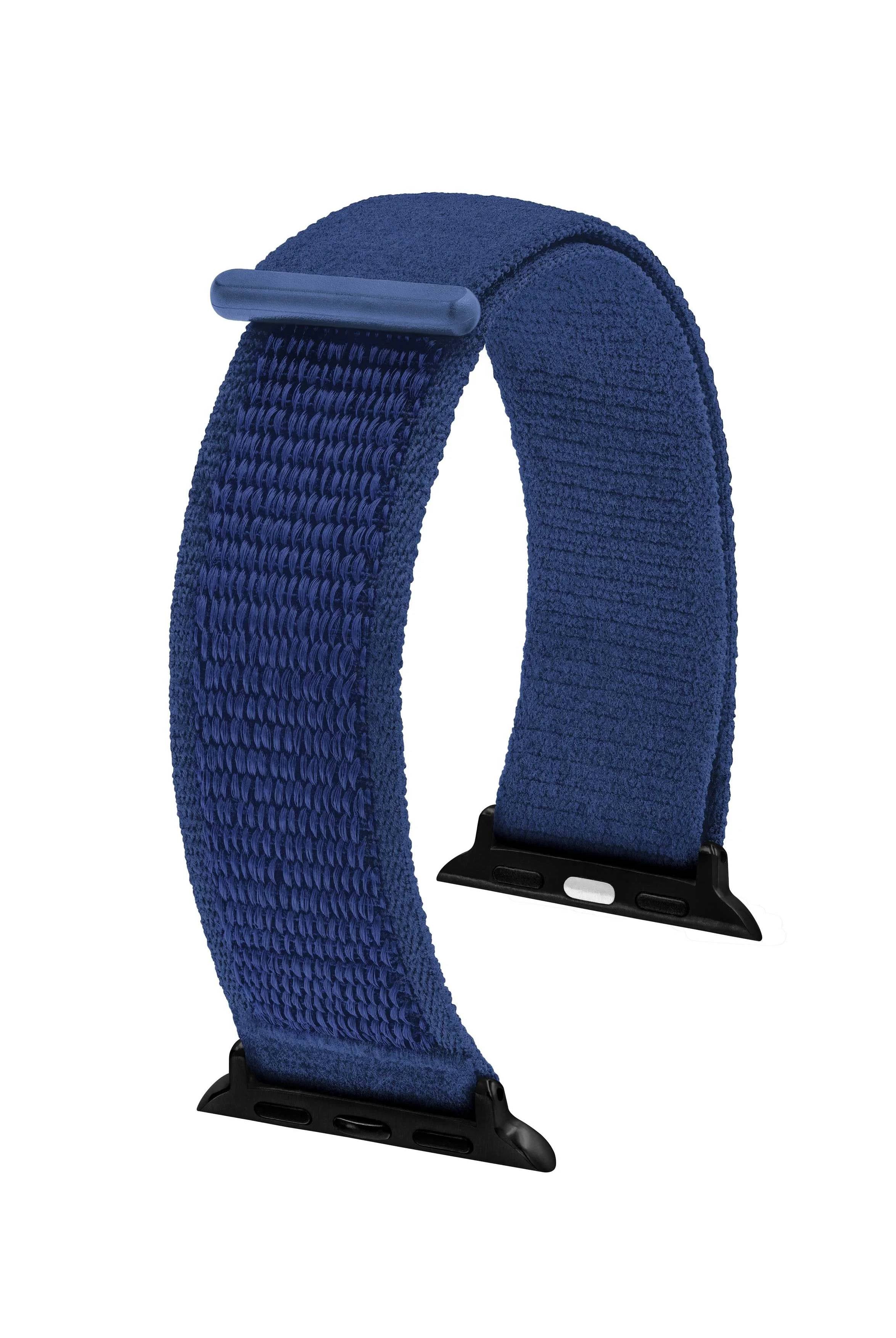 Hirsch Vocem for Apple Watch L Blue kellon ranneke