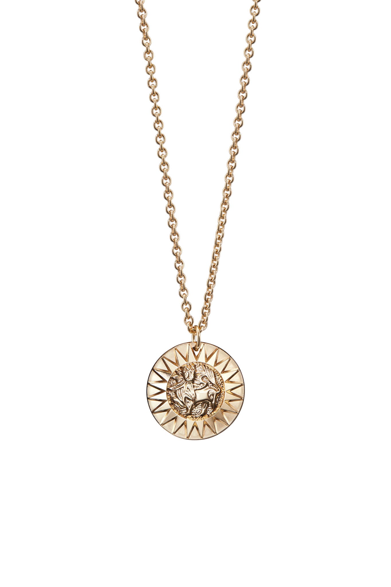 Kalevala Amuletti-riipus Aurinkoleijona iso, pronssi