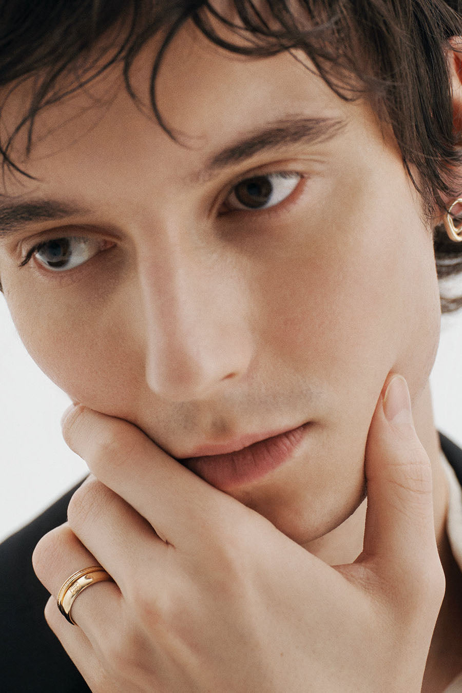 Kalevala Love Ikiaikainen valkokultainen sormus