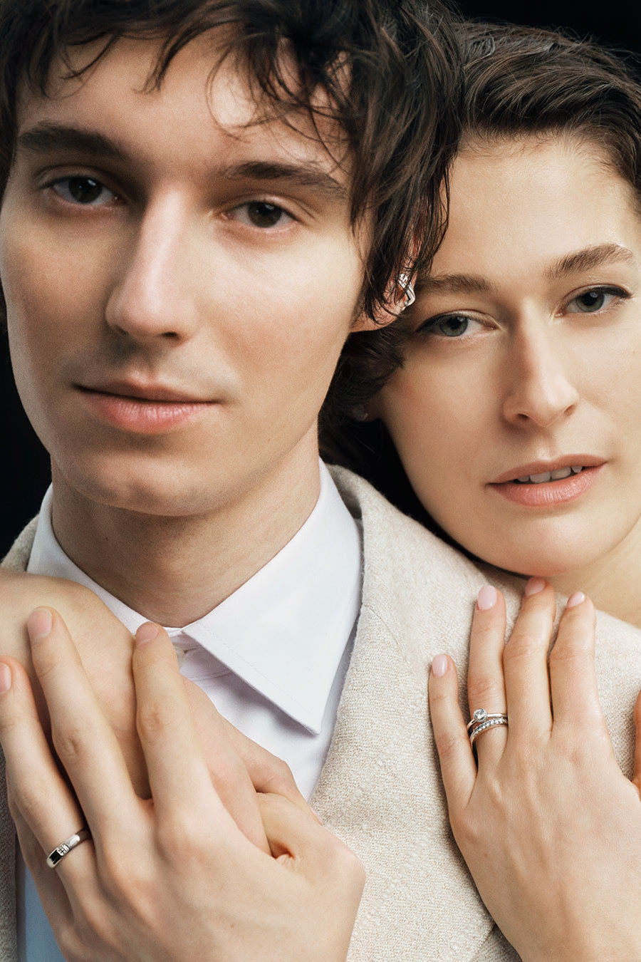 Kalevala Love Valittu valkokultainen timanttisormus 0,06ct