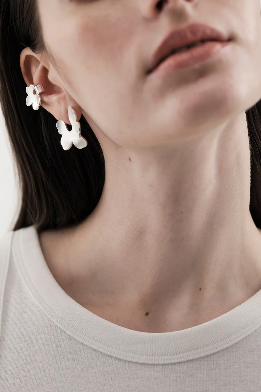 Kalevala x Marimekko Unikko keskikoon hopeakorvakorut