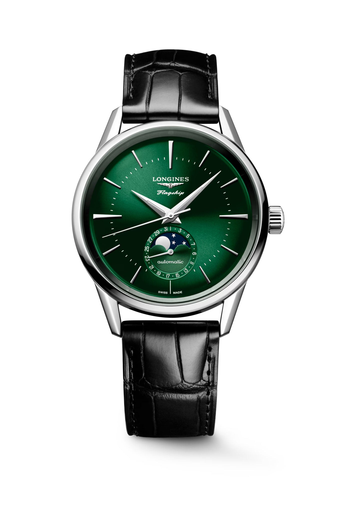 Longines Flagship Heritage Moonphase rannekello