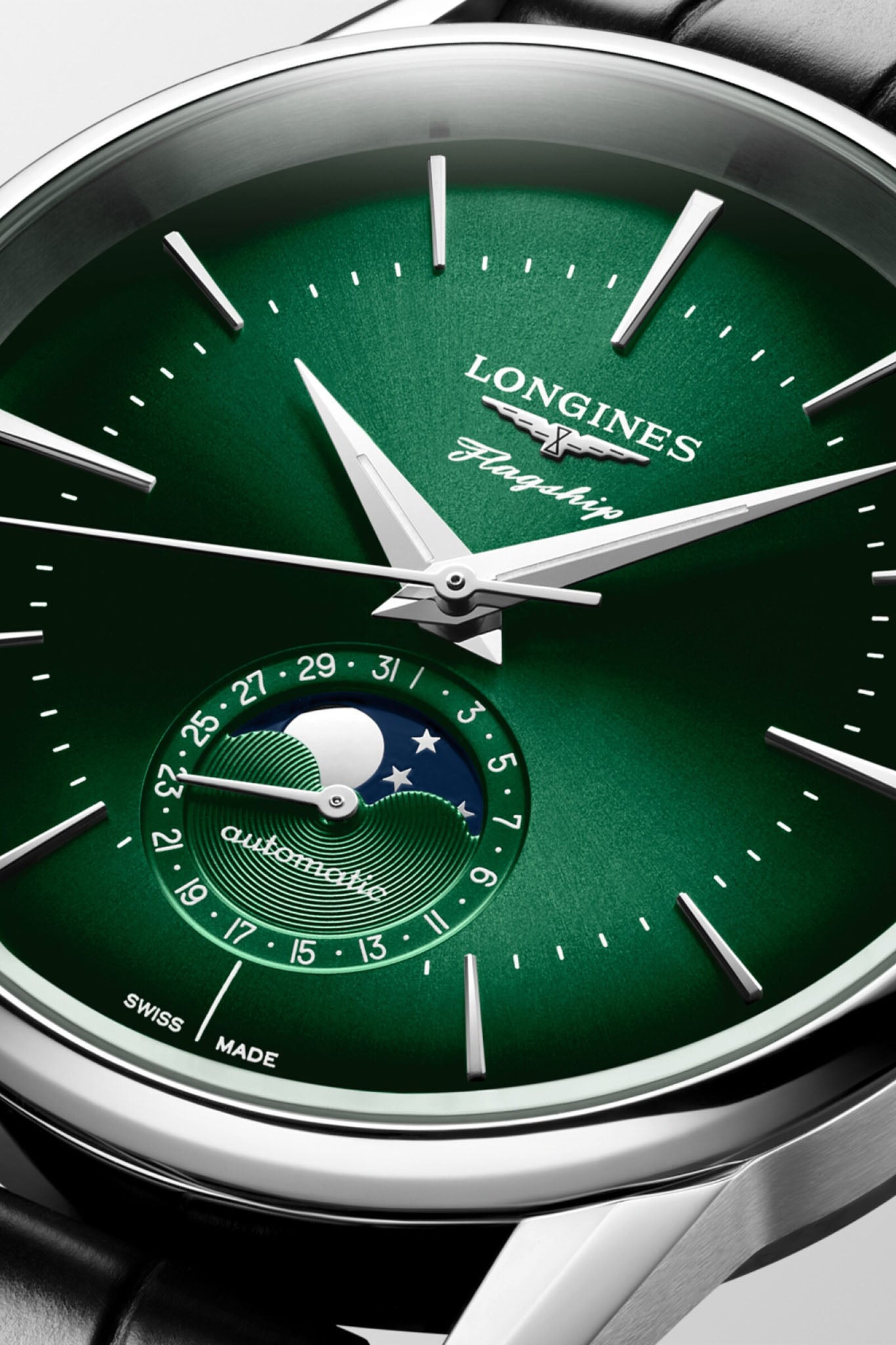 Longines Flagship Heritage Moonphase rannekello