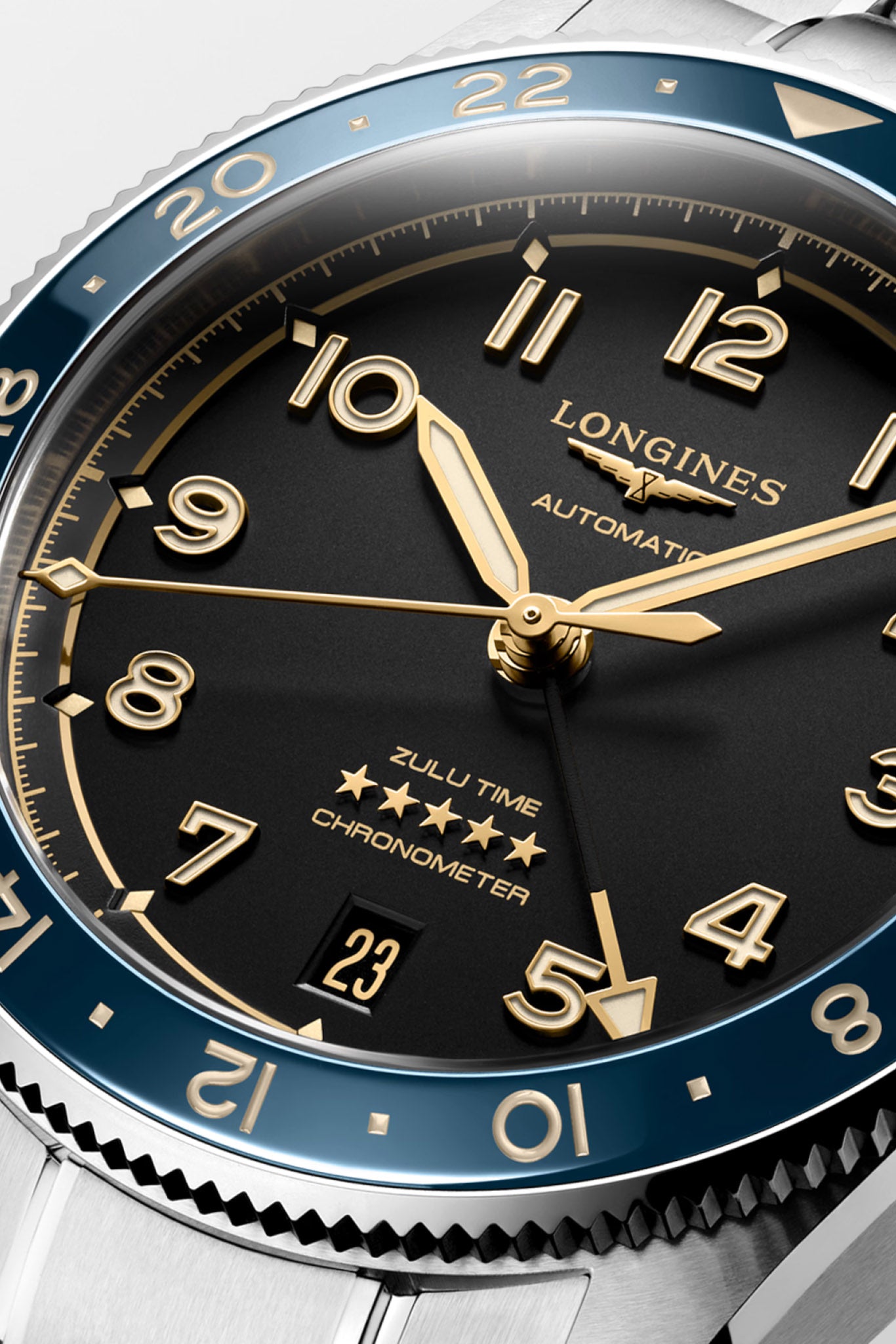 Longines Spirit Zulu Time 39 rannekello