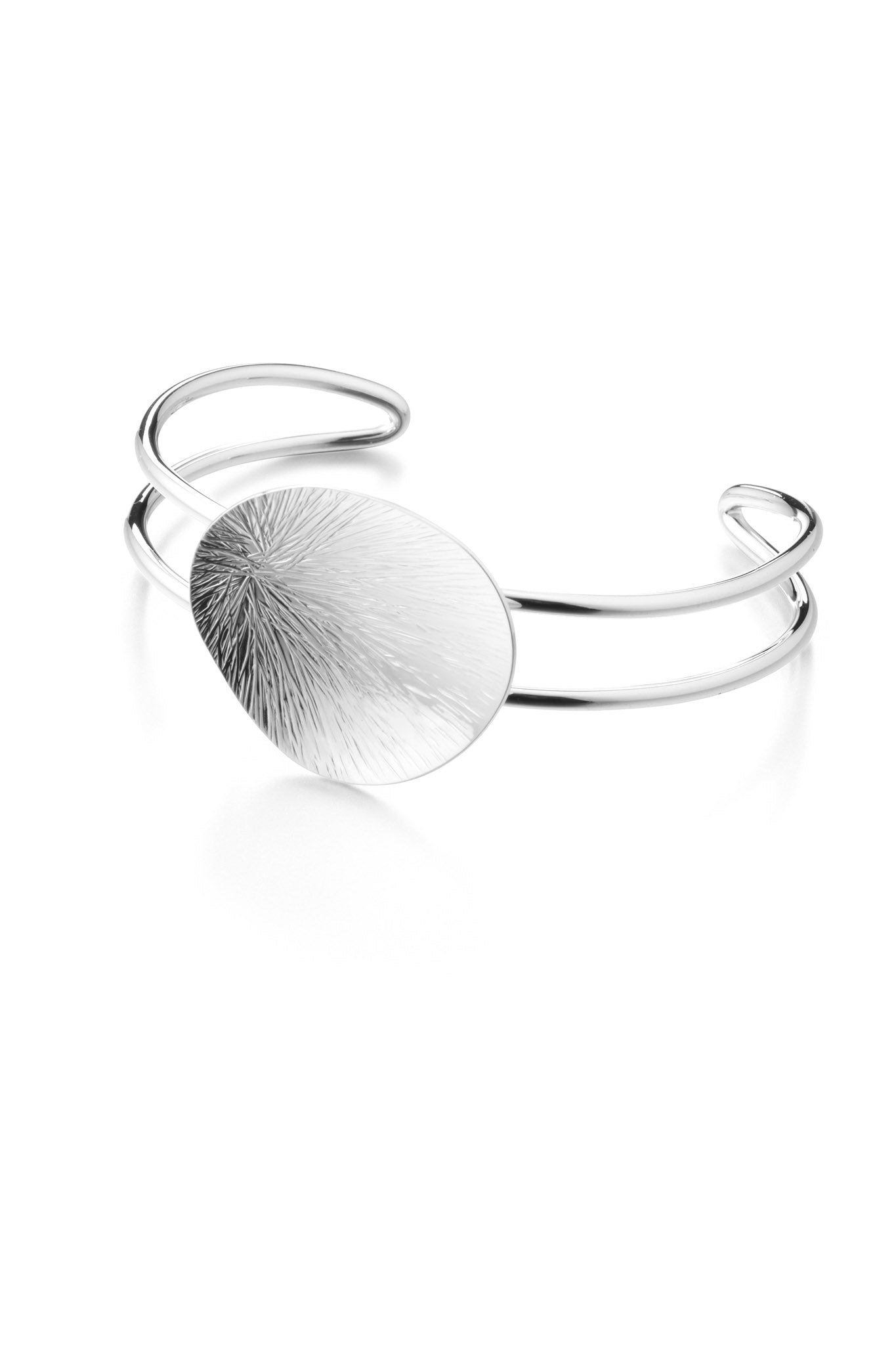 Lumoava Lily hopeinen rannerengas