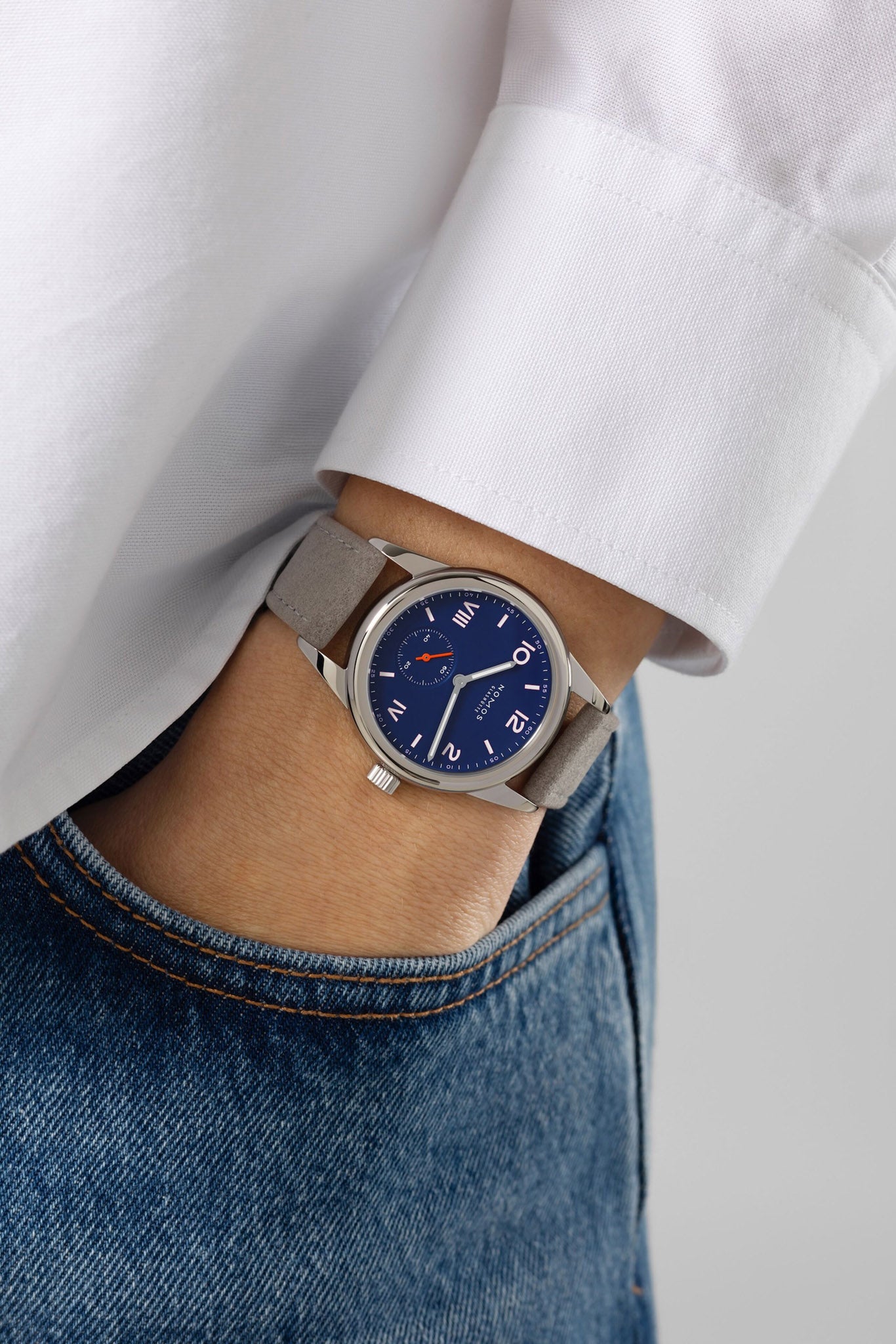 Nomos Glashütte Club Campus 36 Night sky rannekello