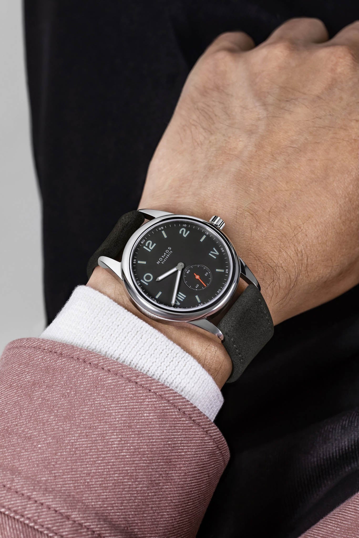 Nomos Glashütte Club Campus 38 Night rannekello