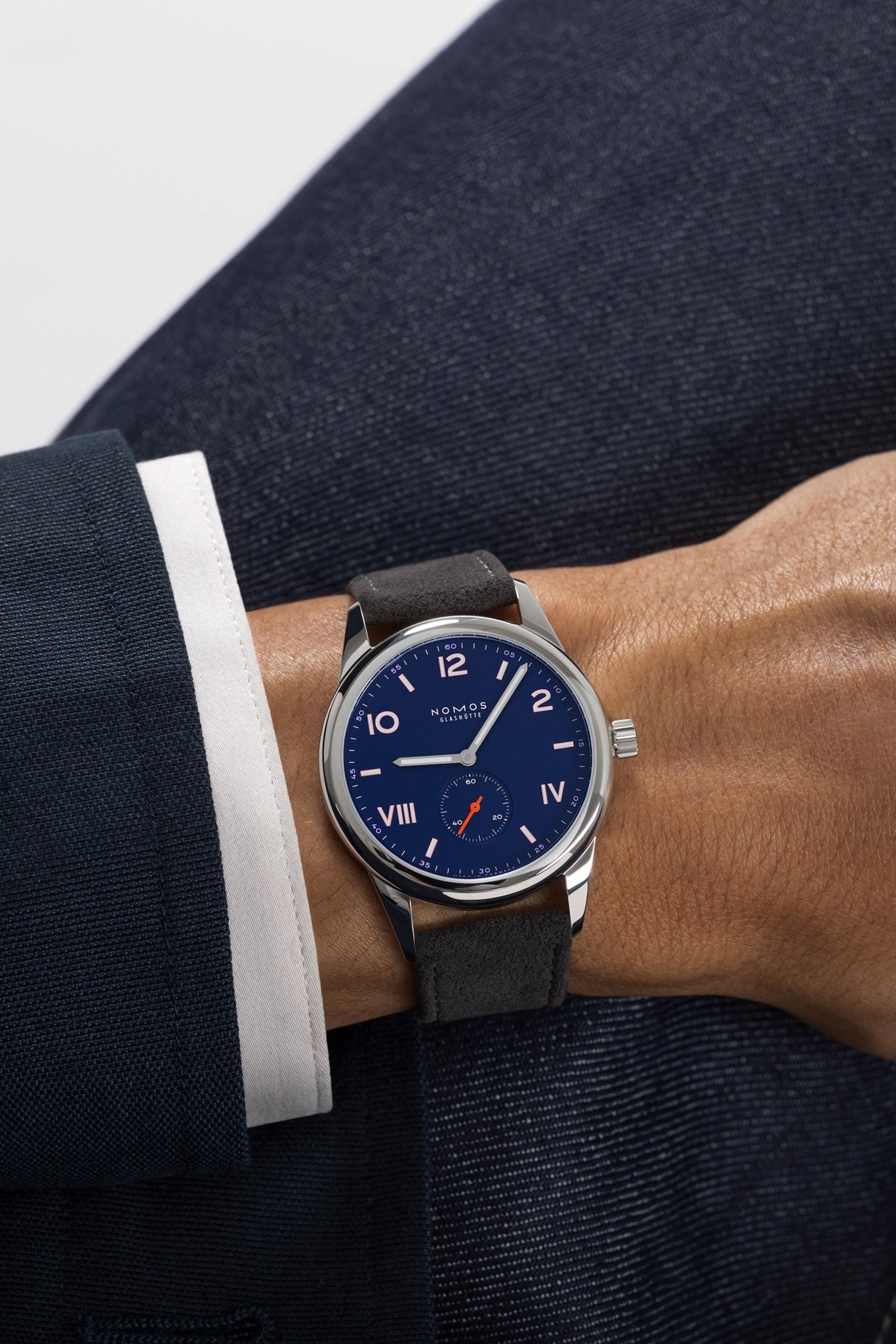 Nomos Glashütte Club Campus 38 Night sky rannekello