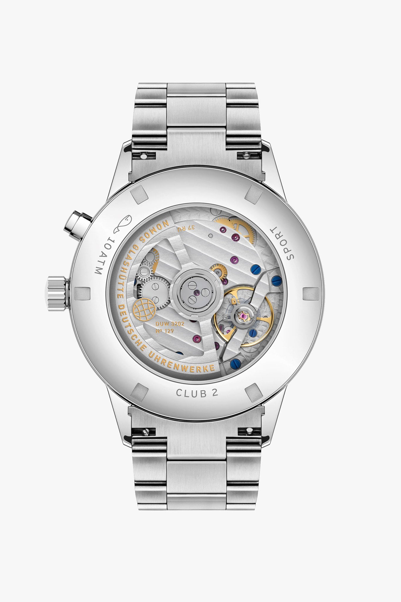 Nomos Glashütte Club Sport Neomatik Worldtimer Blue rannekello