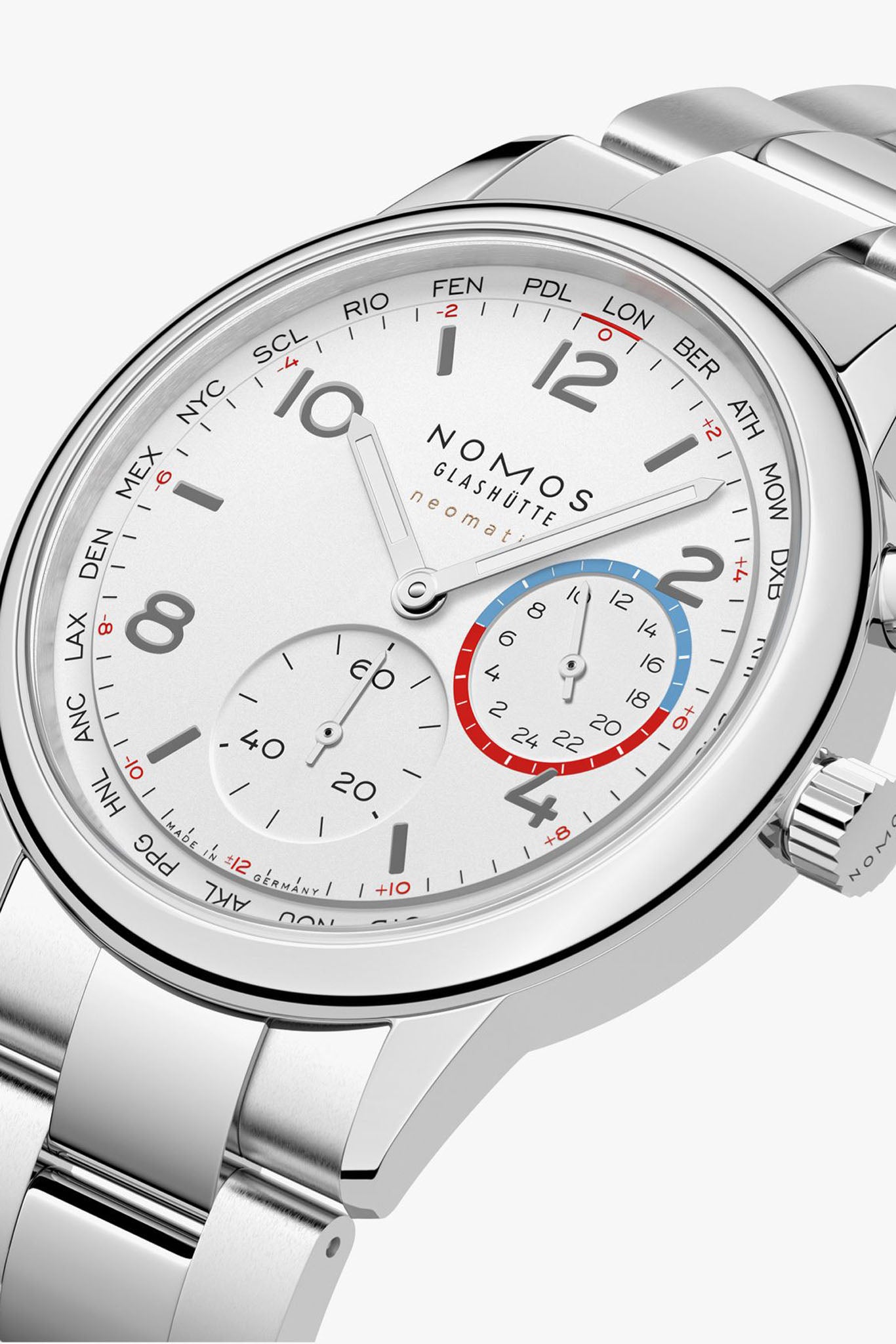 Nomos Glashütte Club Sport Neomatik Worldtimer 792
