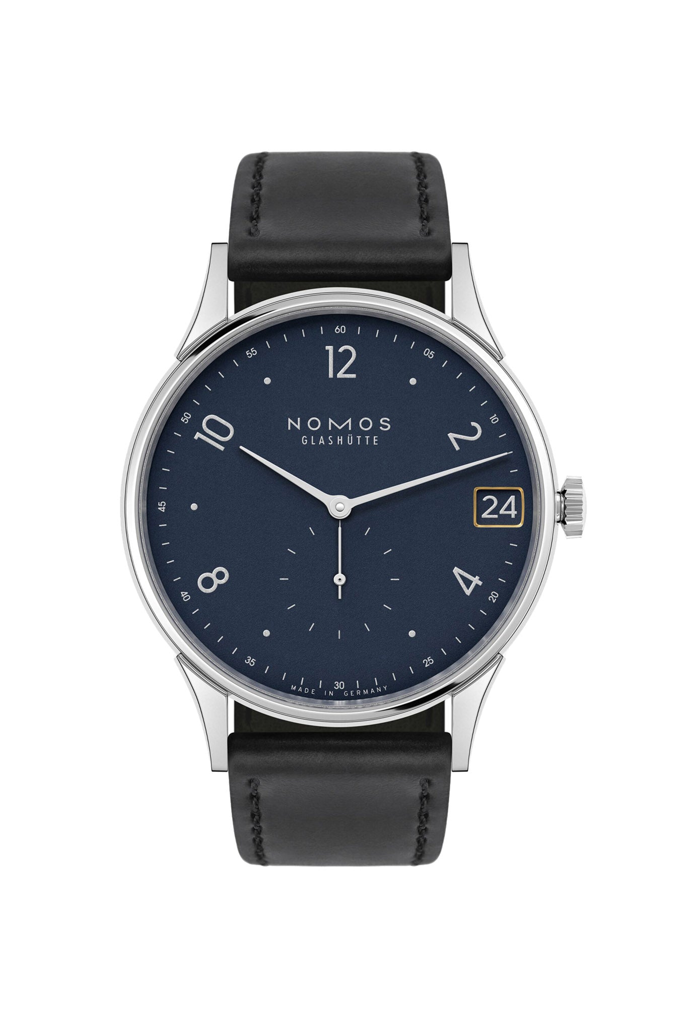 Nomos Glashütte Minimatik 39 Date Blue rannekello