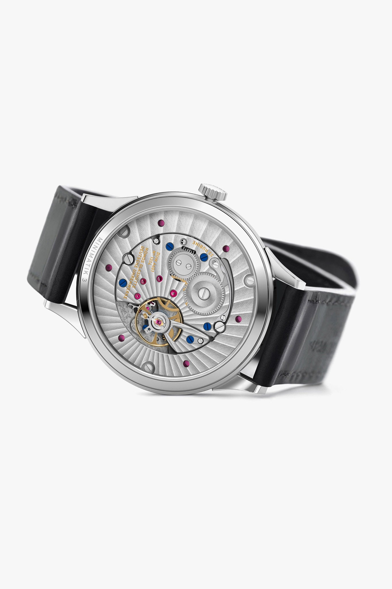 Nomos Glashütte Minimatik 39 Date Blue rannekello