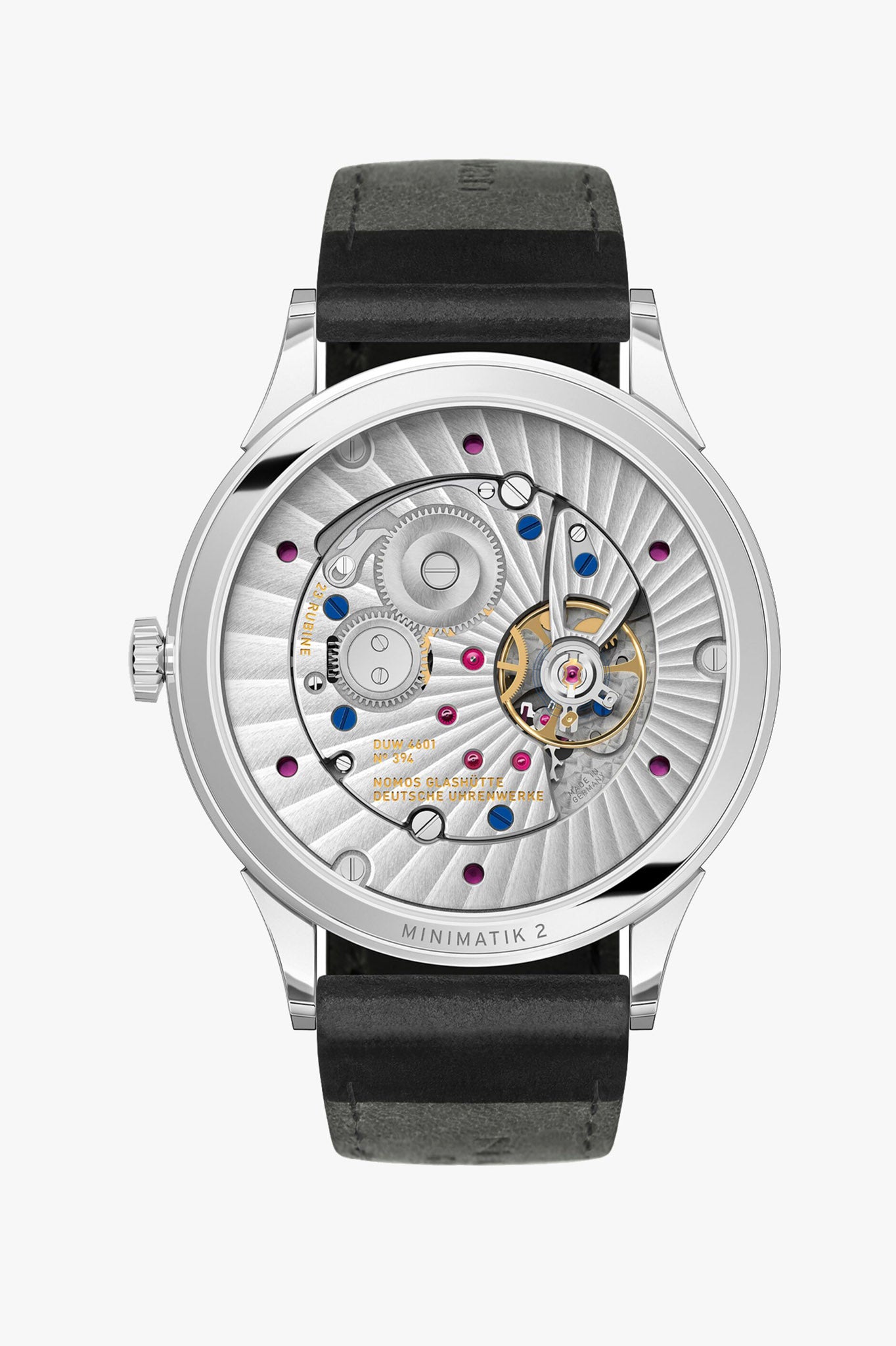 Nomos Glashütte Minimatik 39 Date rannekello