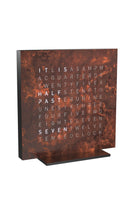 Qlocktwo Earth 13,5 Creators Edition Rust QT-E13-5-FM