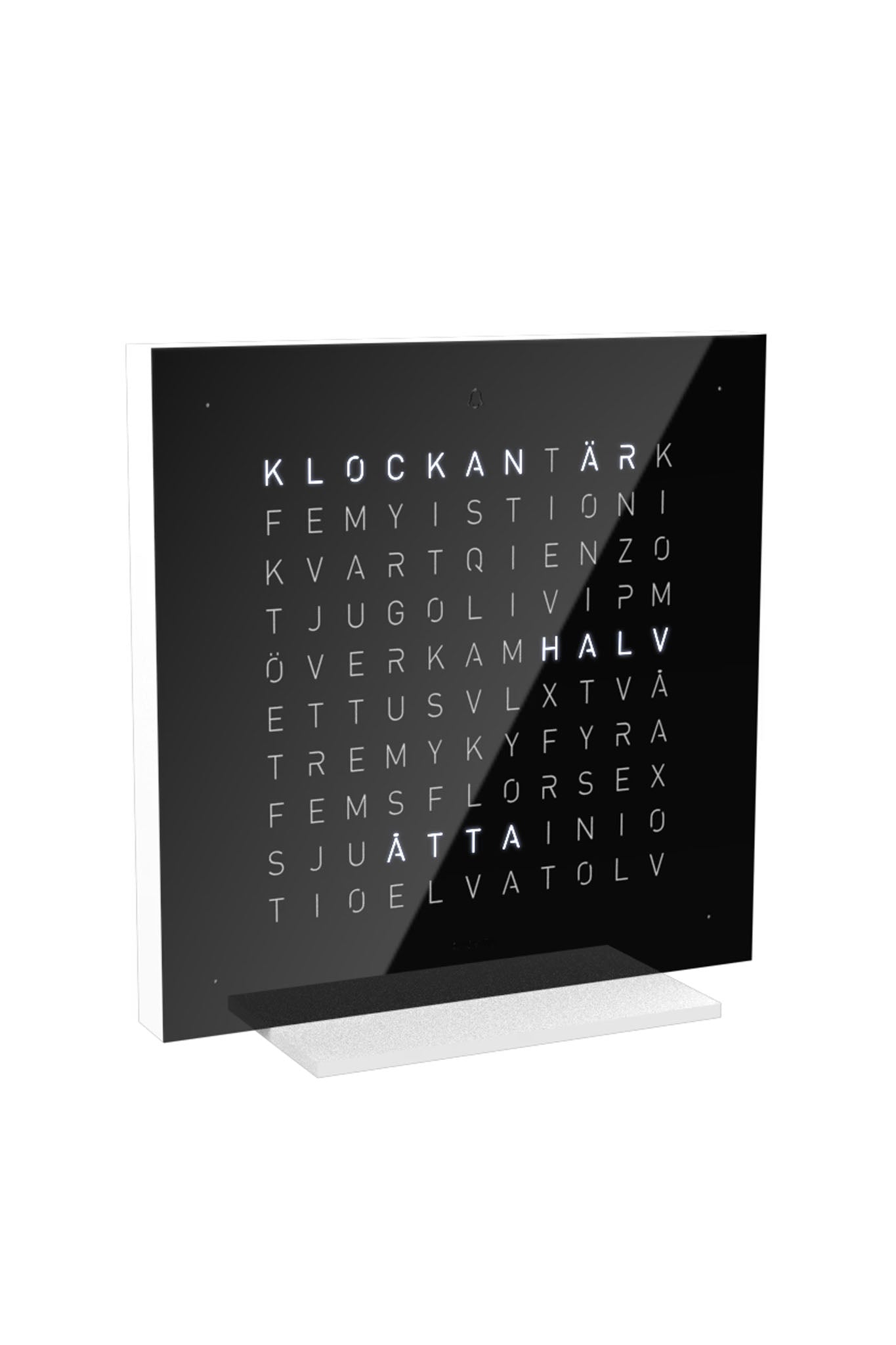 Qlocktwo Earth 13,5 Pure Black Ice Tea