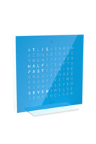 Qlocktwo Earth 13,5 Pure Blue Candy QT-E13-5-PURE