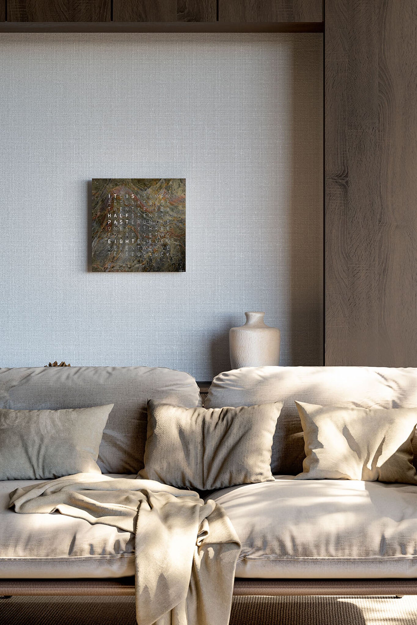 Qlocktwo Earth 45 Creator’s Edition Glintscape