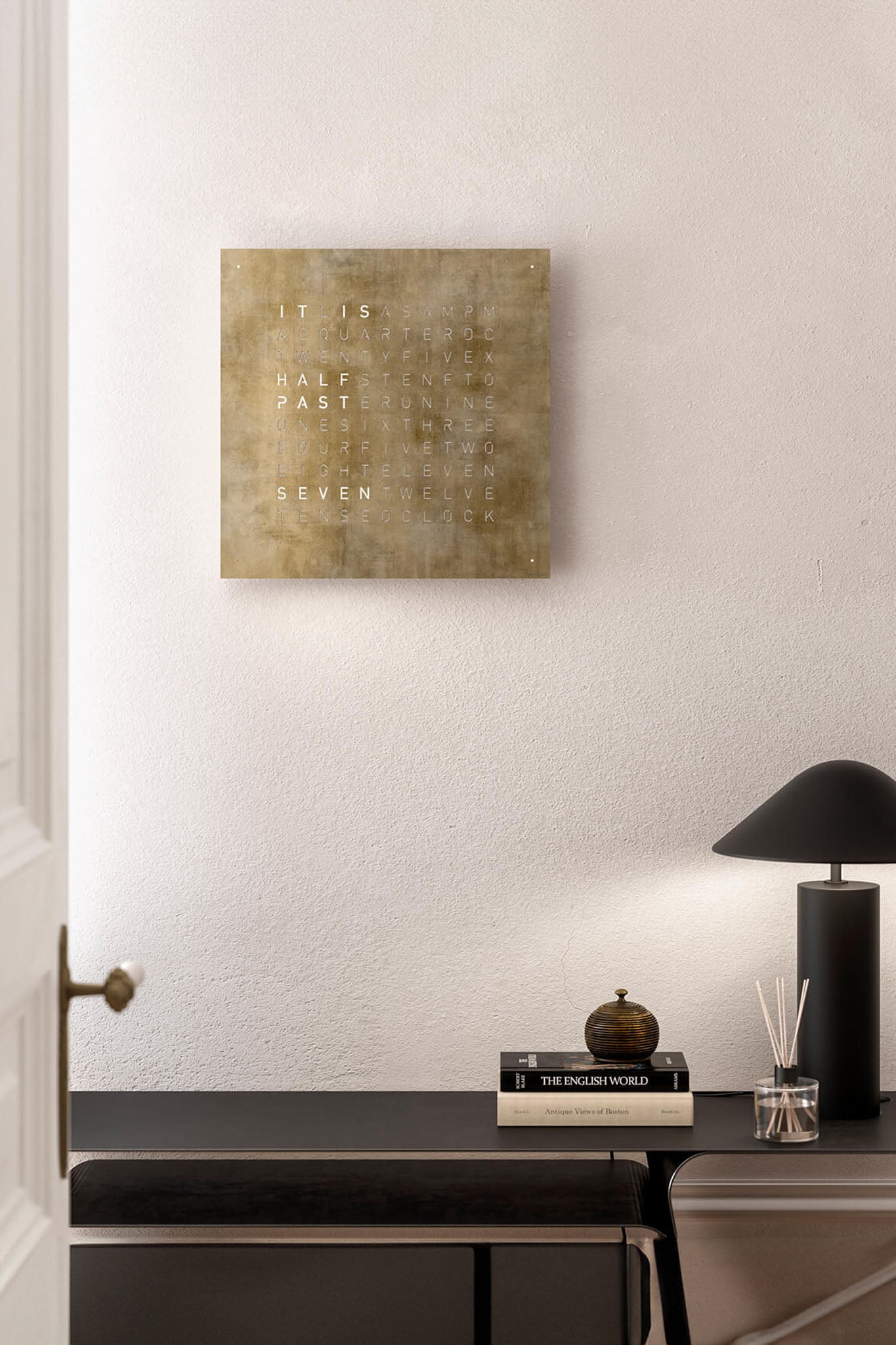 Qlocktwo Earth 45 Creator’s Edition Silver & Gold