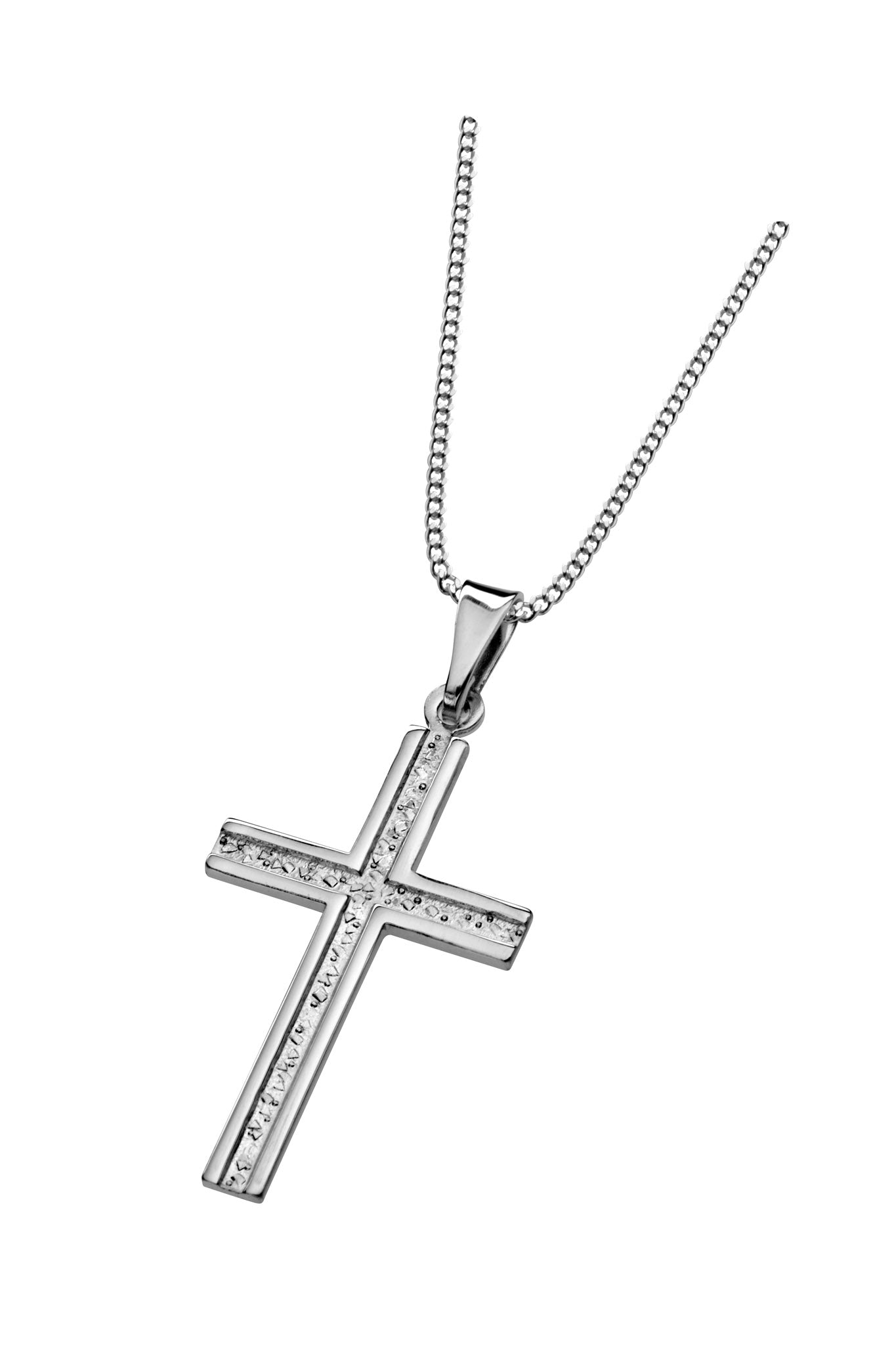 Saurum hopeinen ristiriipus