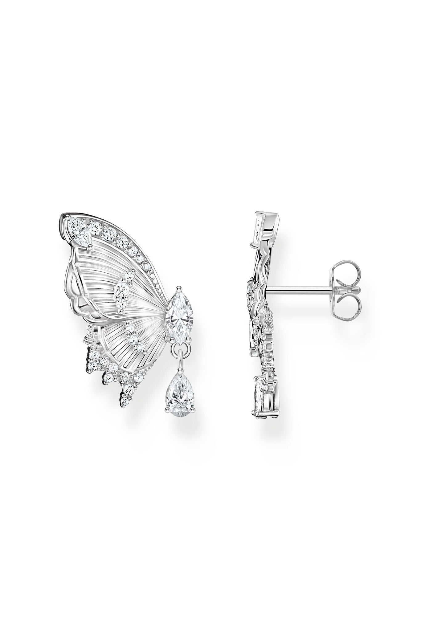Thomas Sabo Butterfly Paradise hopeiset perhos -korvakorut