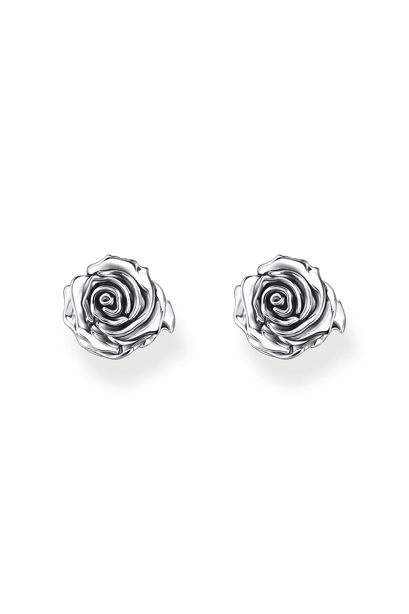 Thomas Sabo Midnight Rose hopeiset korvakorut