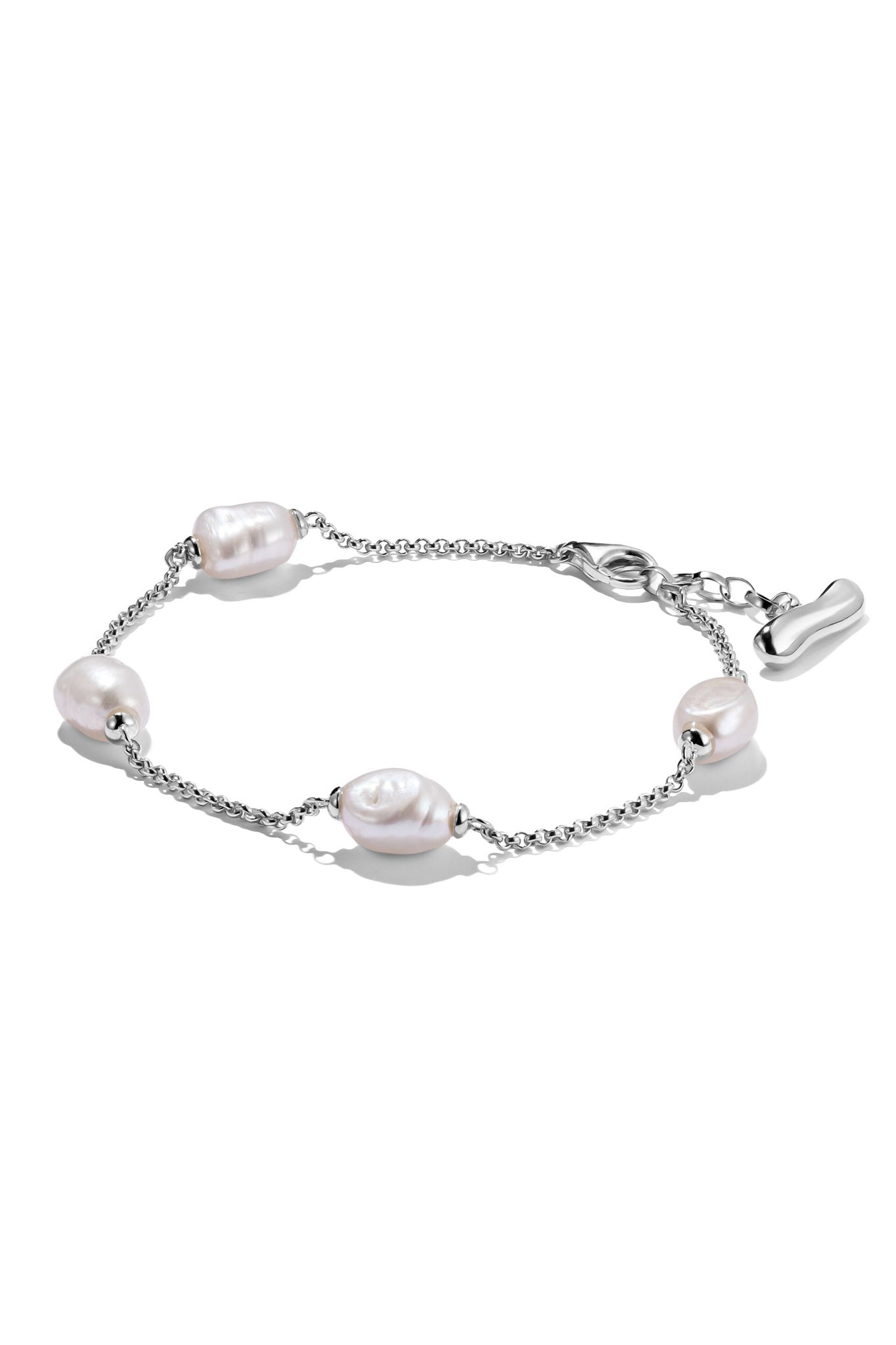 Thomas Sabo Natural beauty hopeinen helmirannekoru