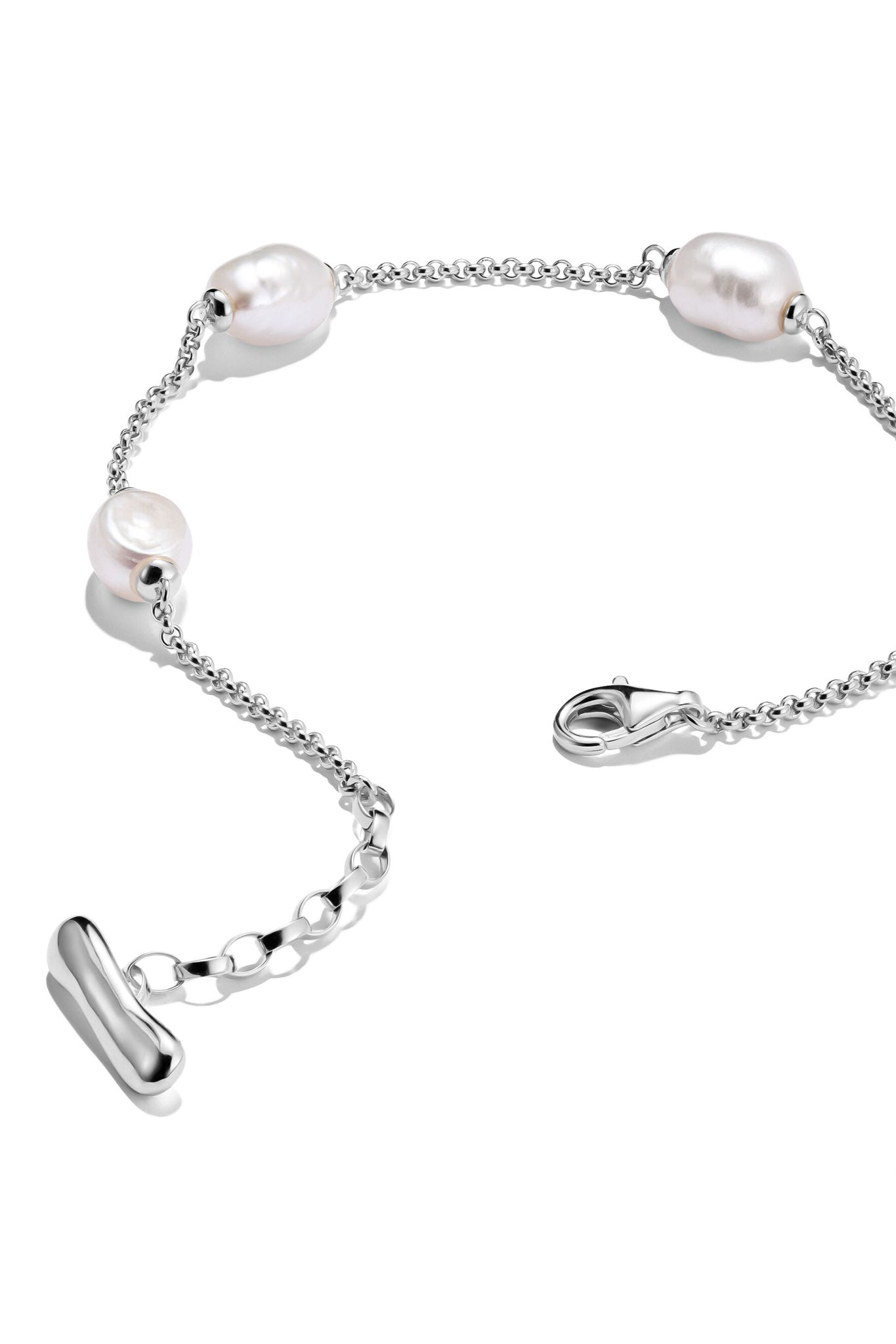 Thomas Sabo Natural beauty hopeinen helmirannekoru