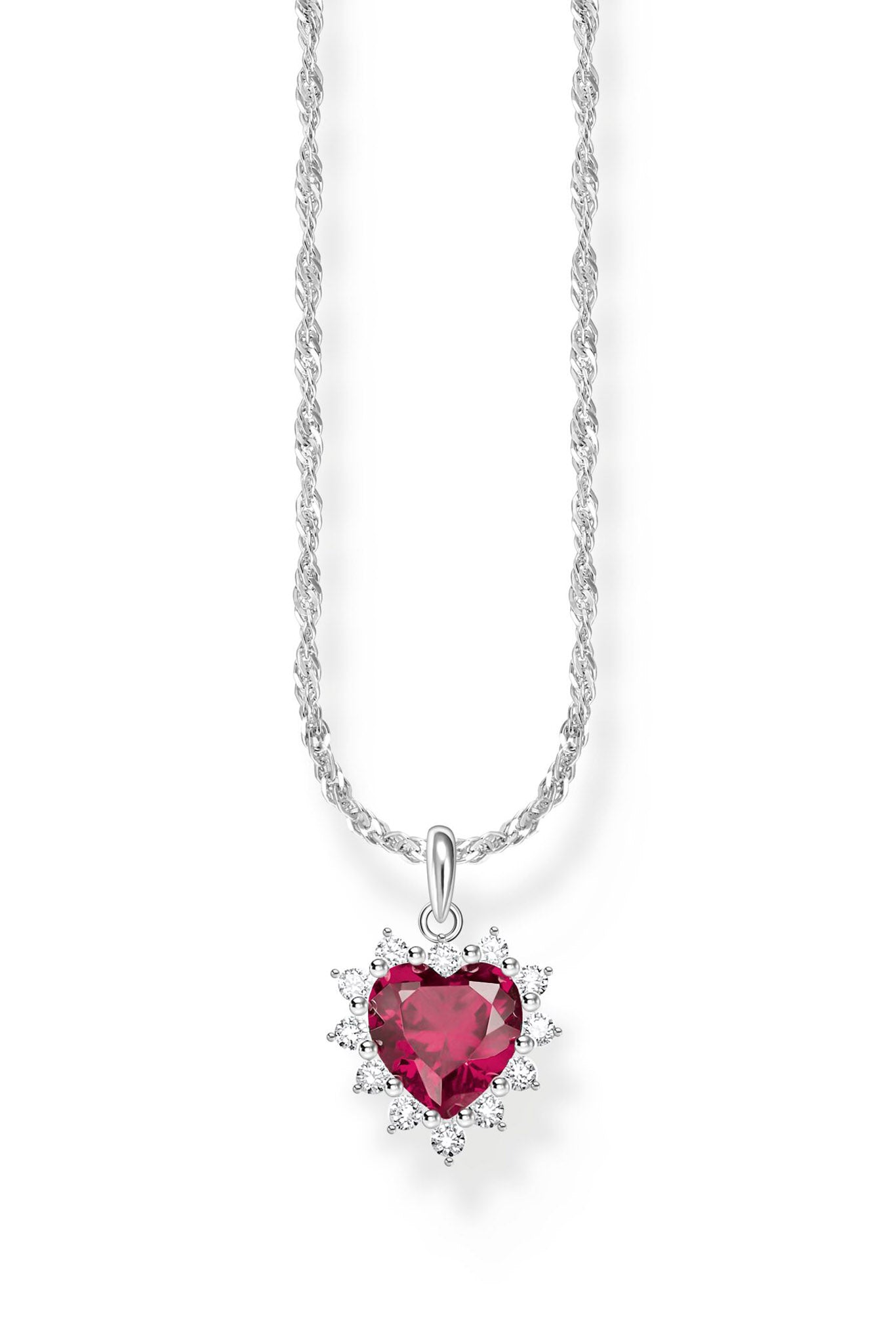 Thomas Sabo Romance Heart hopeinen sydän -kaulakoru