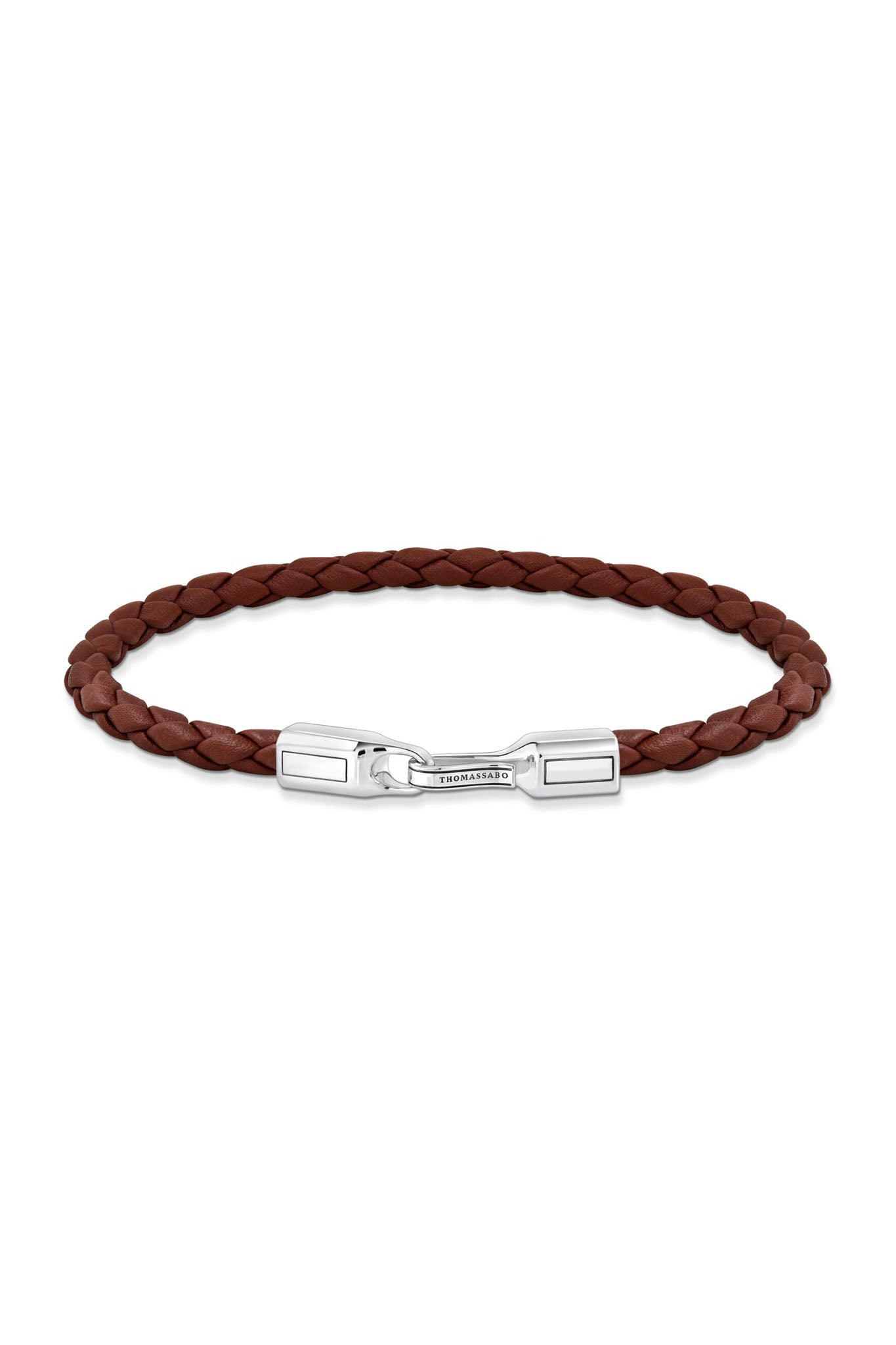 Thomas Sabo ruskea 4mm nahkarannekoru