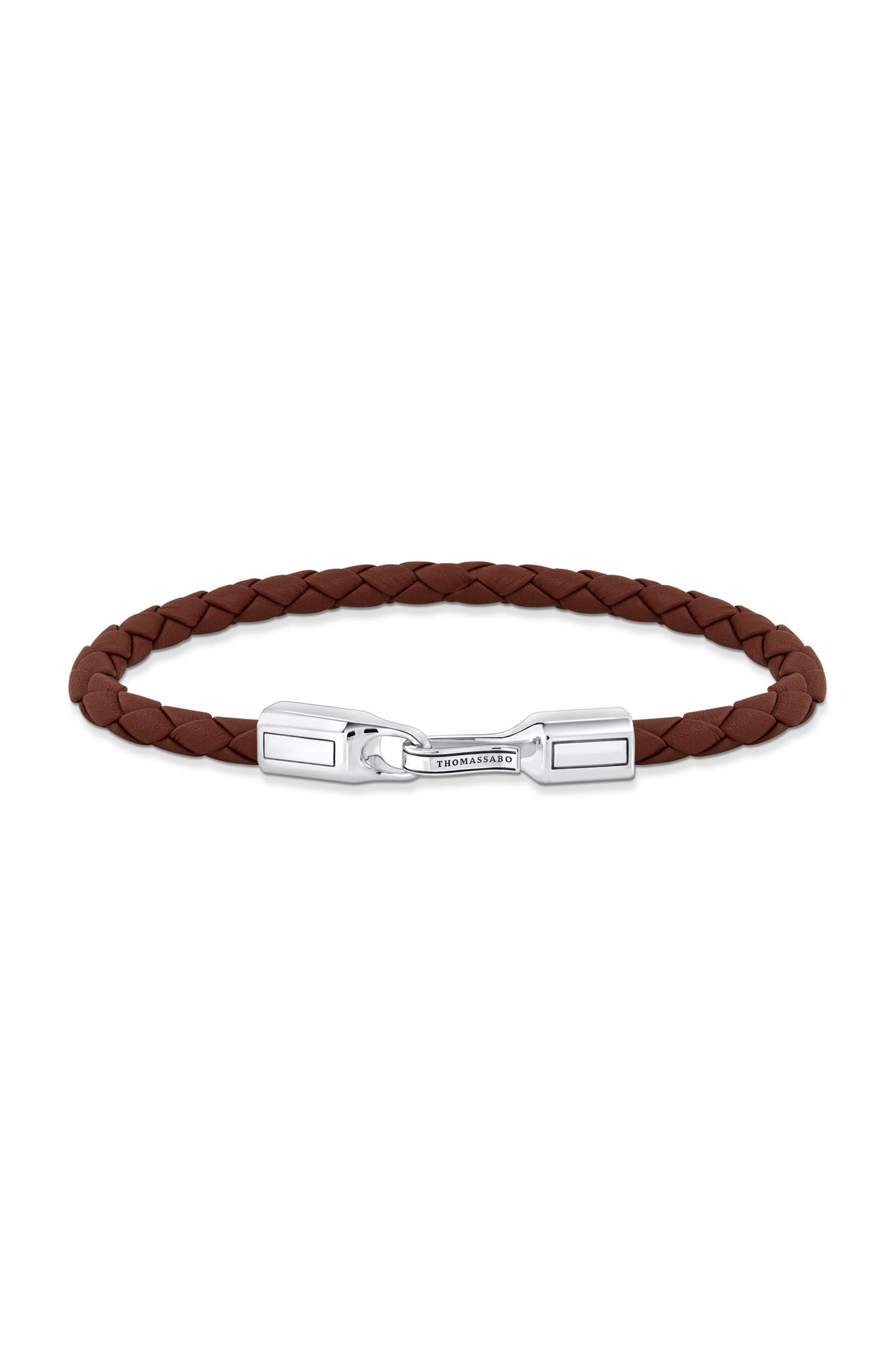 Thomas Sabo ruskea 5mm nahkarannekoru