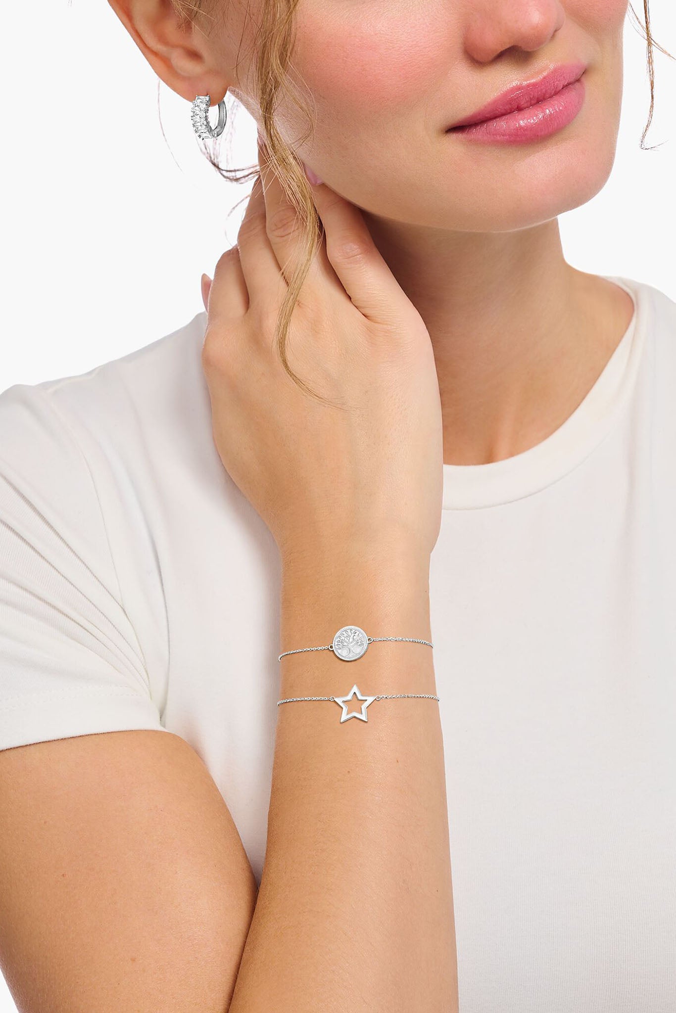 Thomas Sabo Tähti hopeinen rannekoru