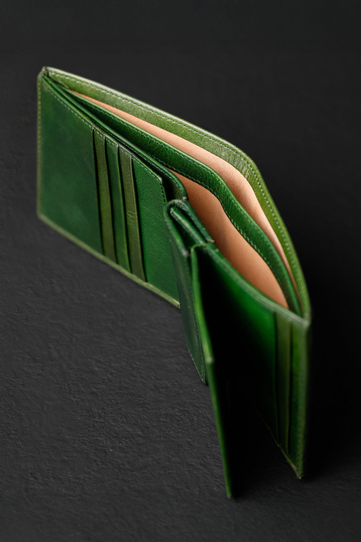 Time Resistance Daniel, nahkalompakko, vihreä