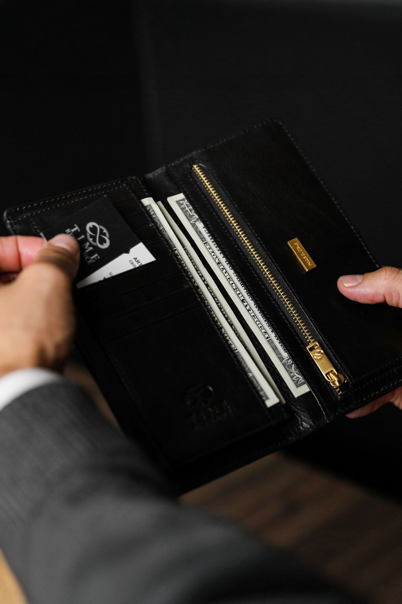 Time Resistance The Periodic Table, coat wallet lompakko, musta